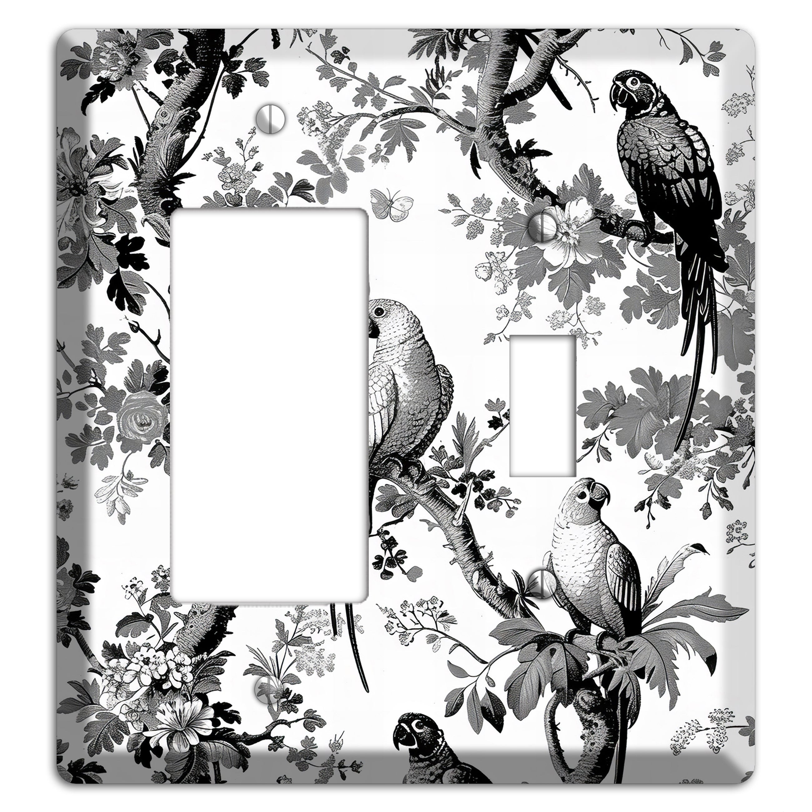 Parlor of Parrots Rocker / Toggle Wallplate