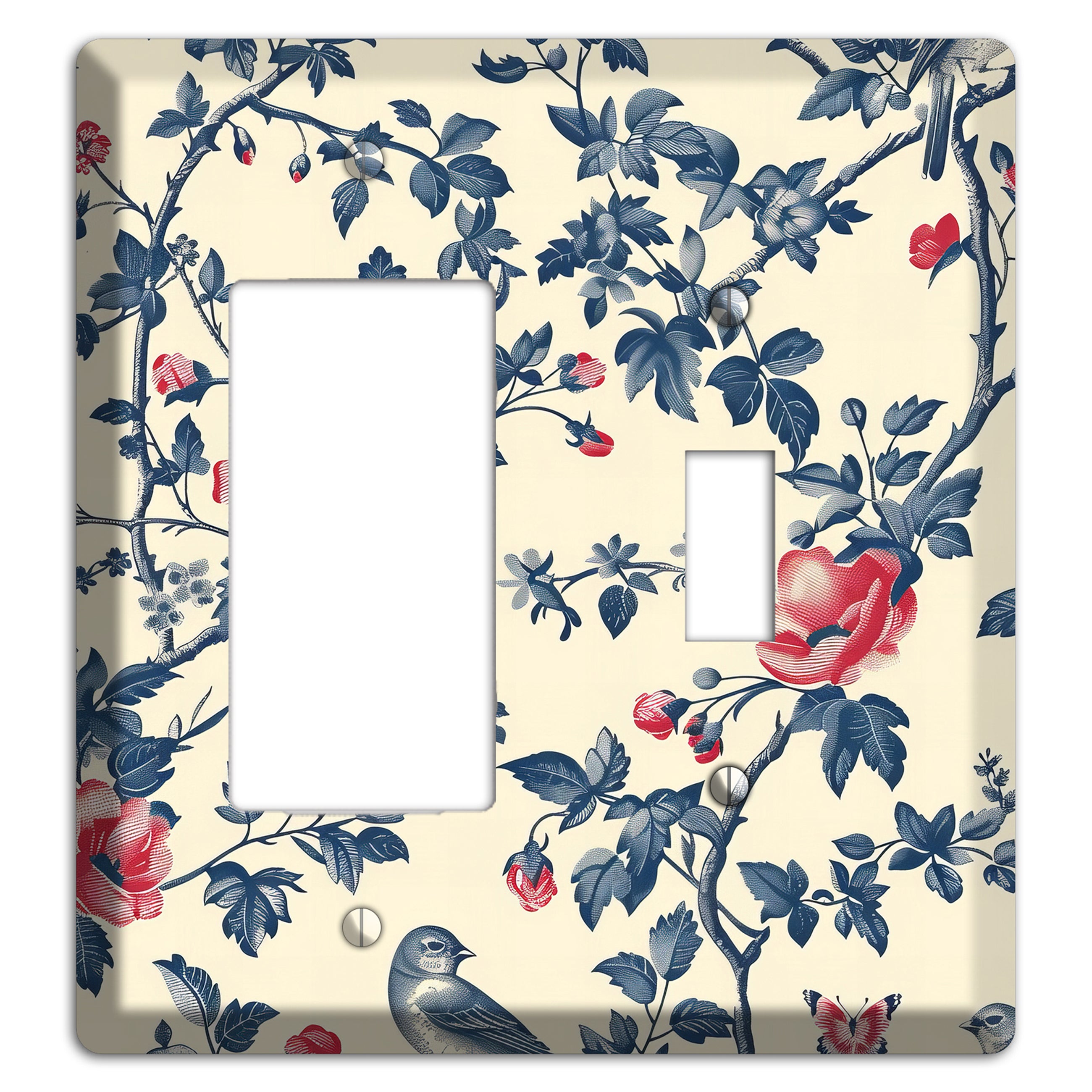 Songbirds & Thorns Rocker / Toggle Wallplate