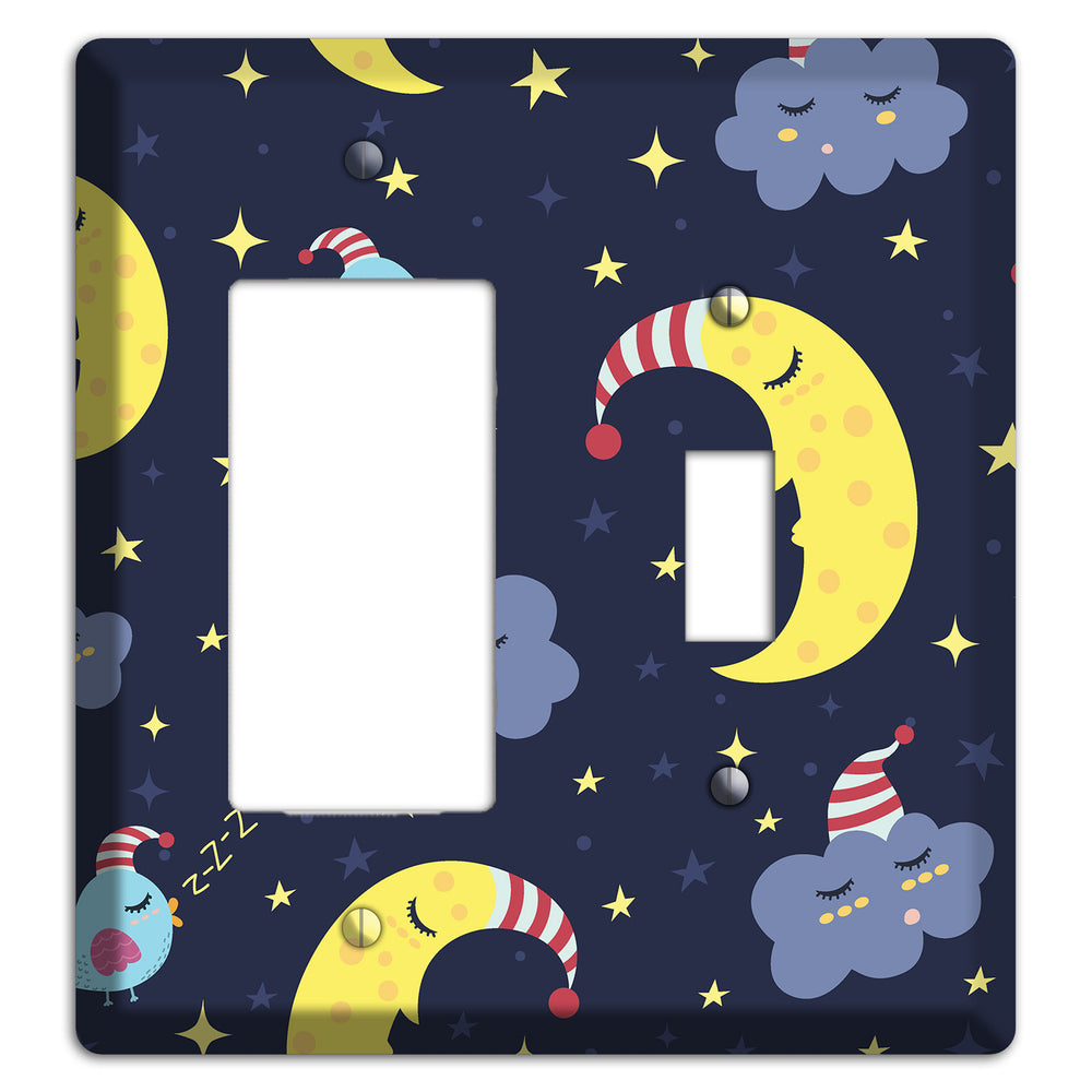Sleepy Skies Rocker / Toggle Wallplate