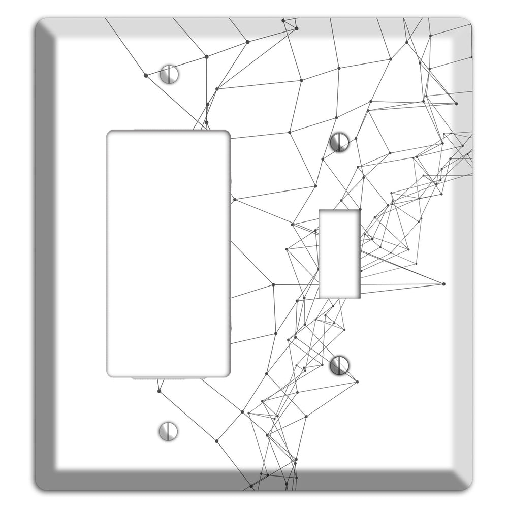 Neural Drift Lines Rocker / Toggle Wallplate