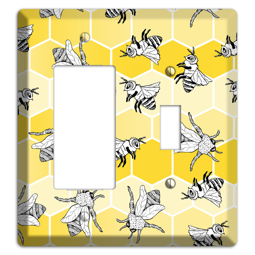 Hive Mind Scatter Rocker / Toggle Wallplate