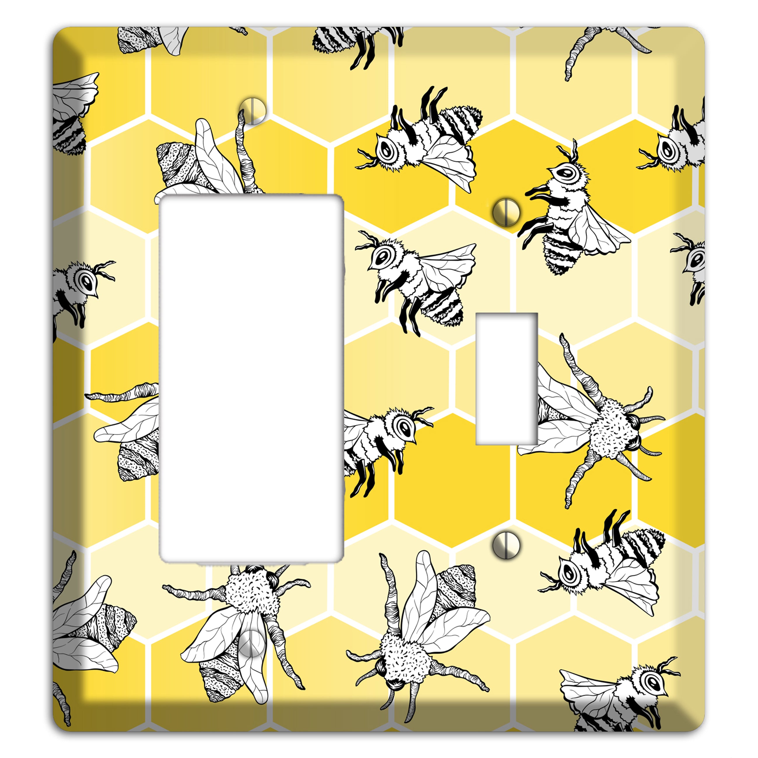 Hive Mind Scatter Rocker / Toggle Wallplate