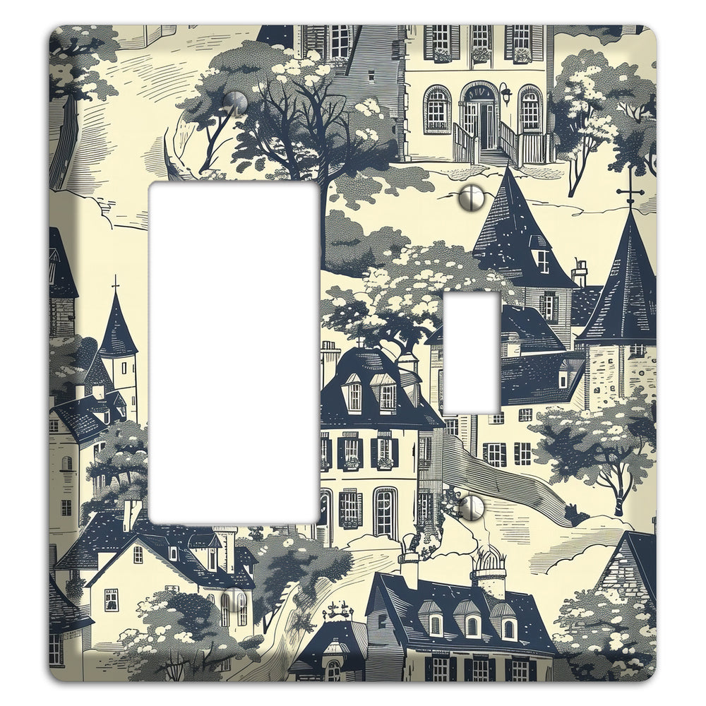 Village on the Hill Rocker / Toggle Wallplate