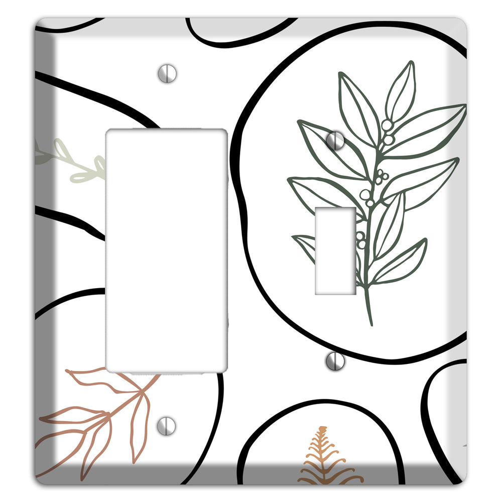 Pressed & Preserved Rocker / Toggle Wallplate