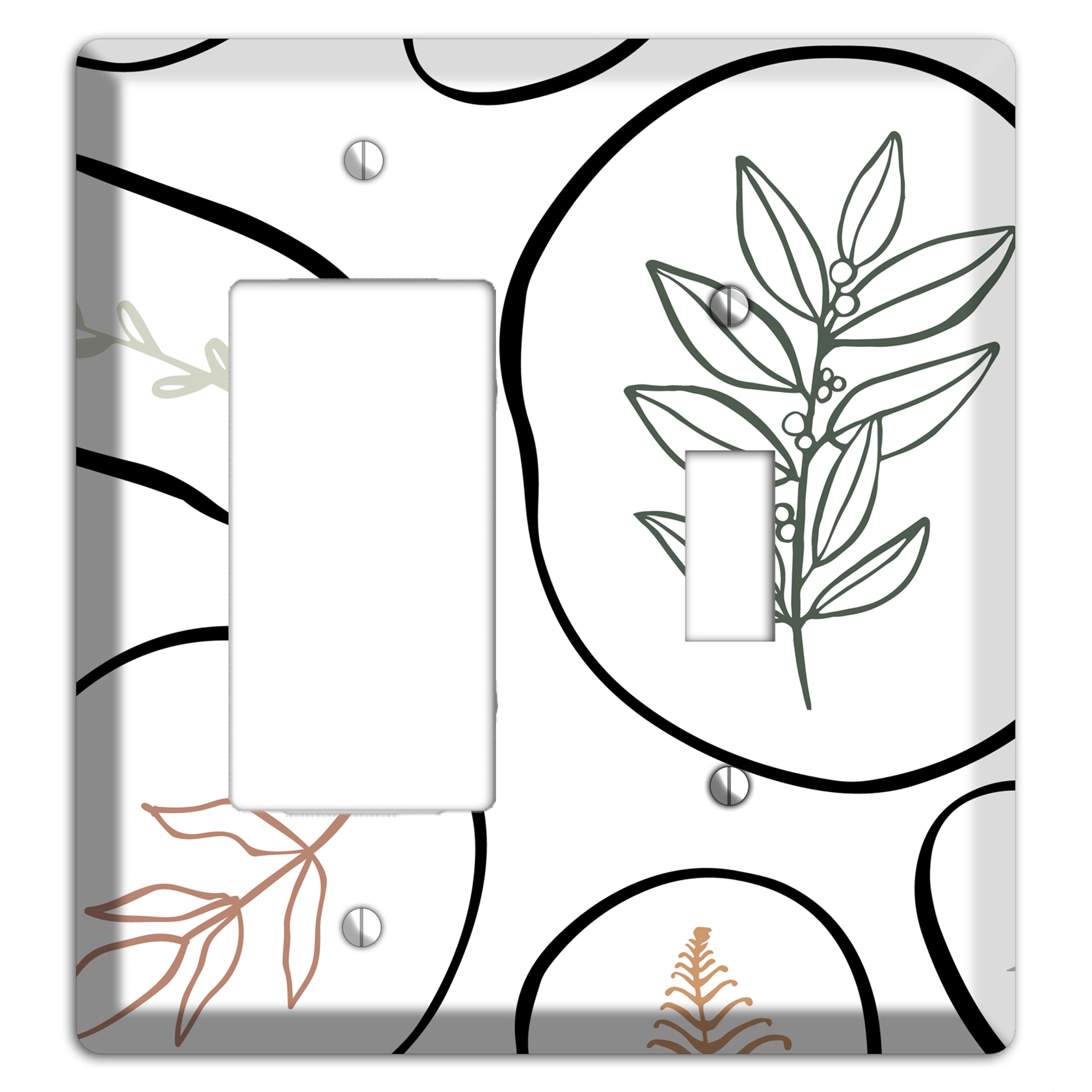 Pressed & Preserved Rocker / Toggle Wallplate