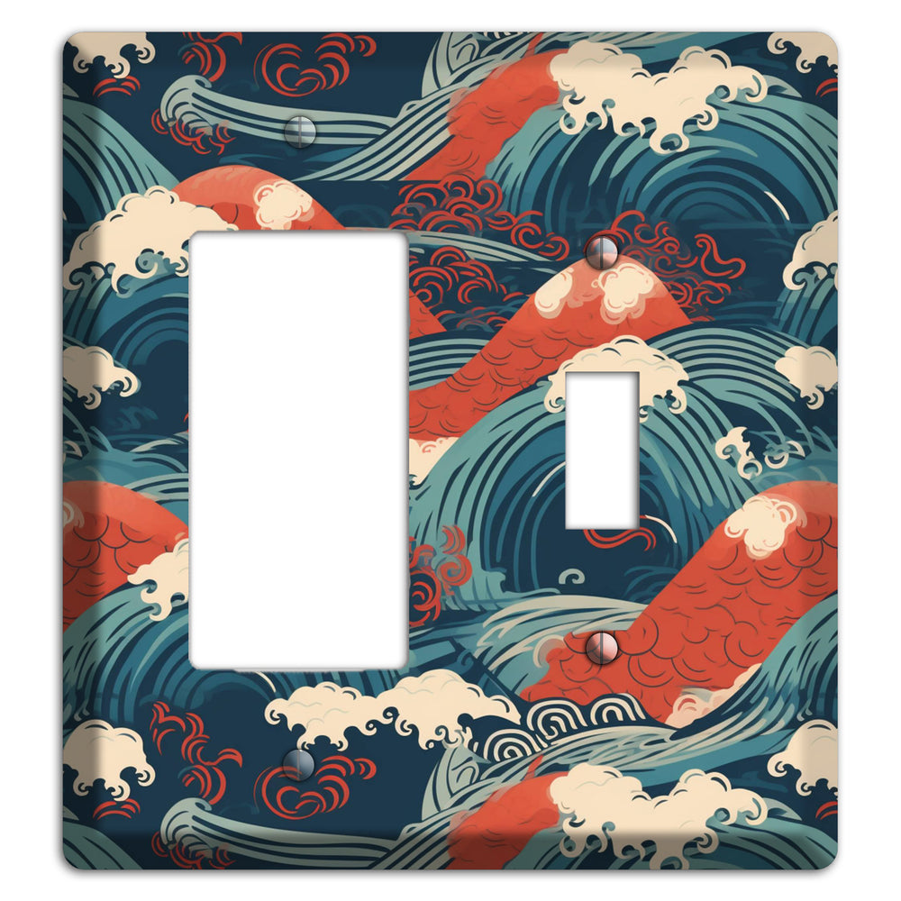 Koi & Tempest Rocker / Toggle Wallplate