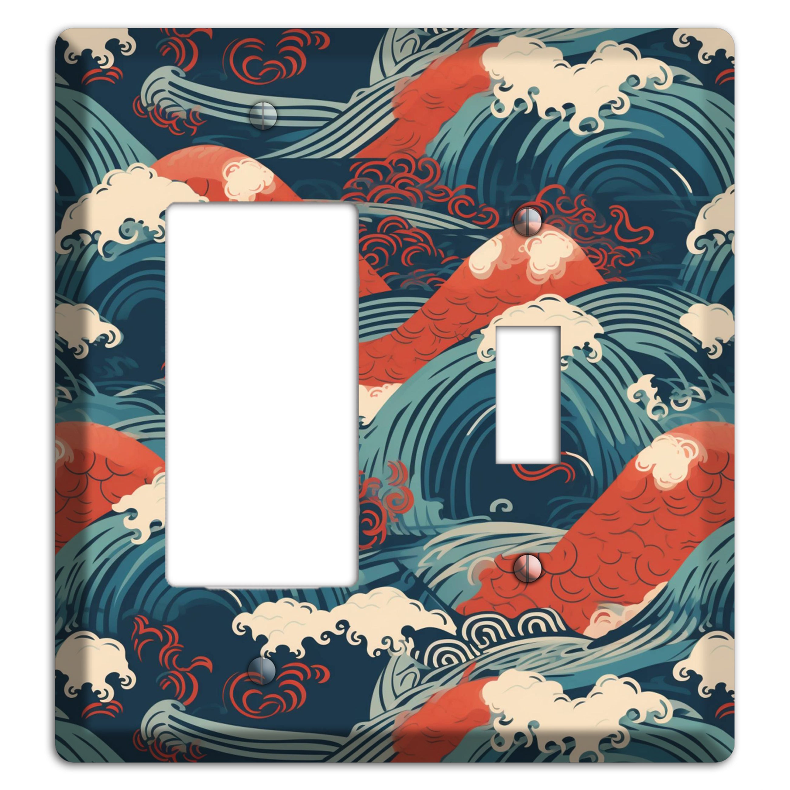 Koi & Tempest Rocker / Toggle Wallplate