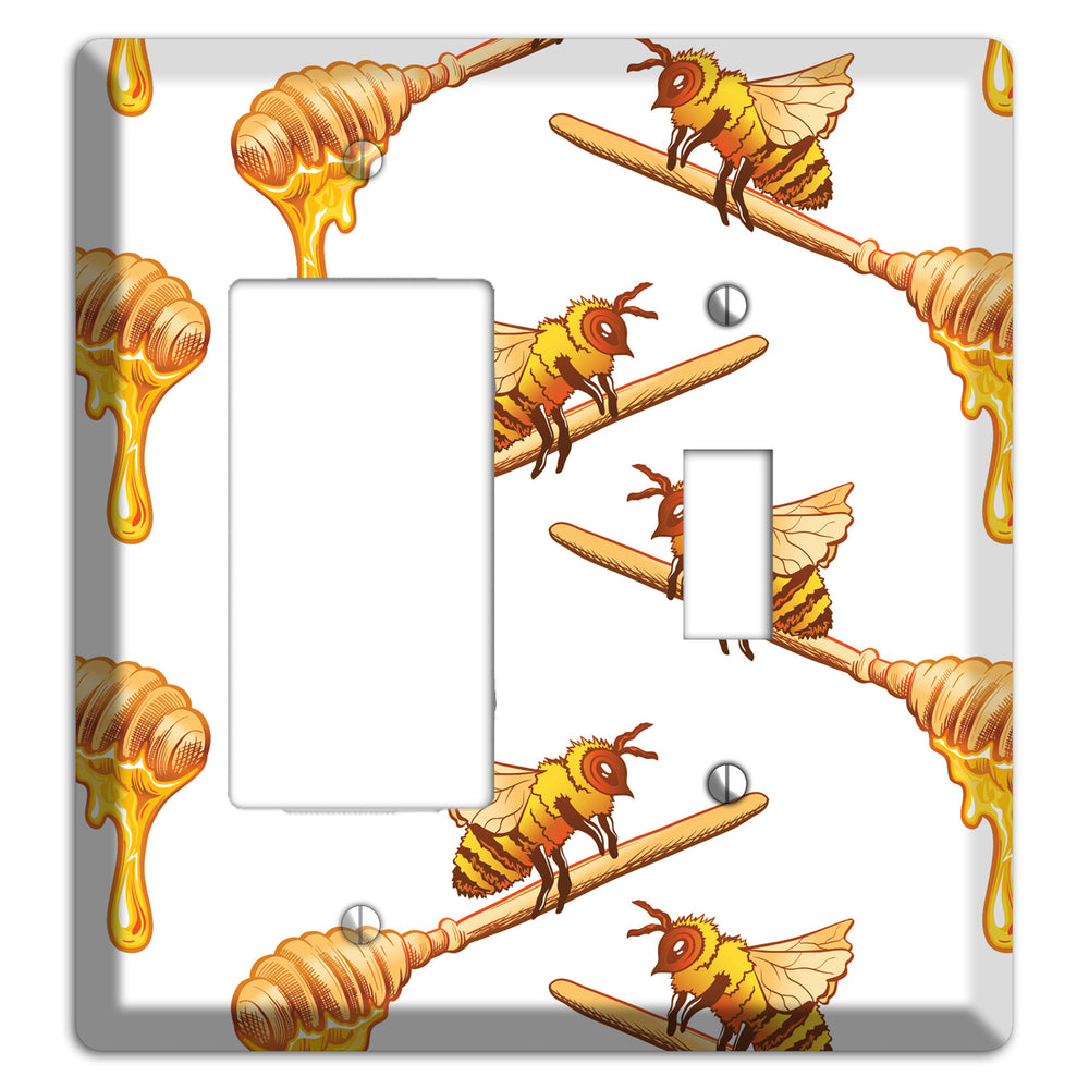 Honey Dipper Scatter Rocker / Toggle Wallplate