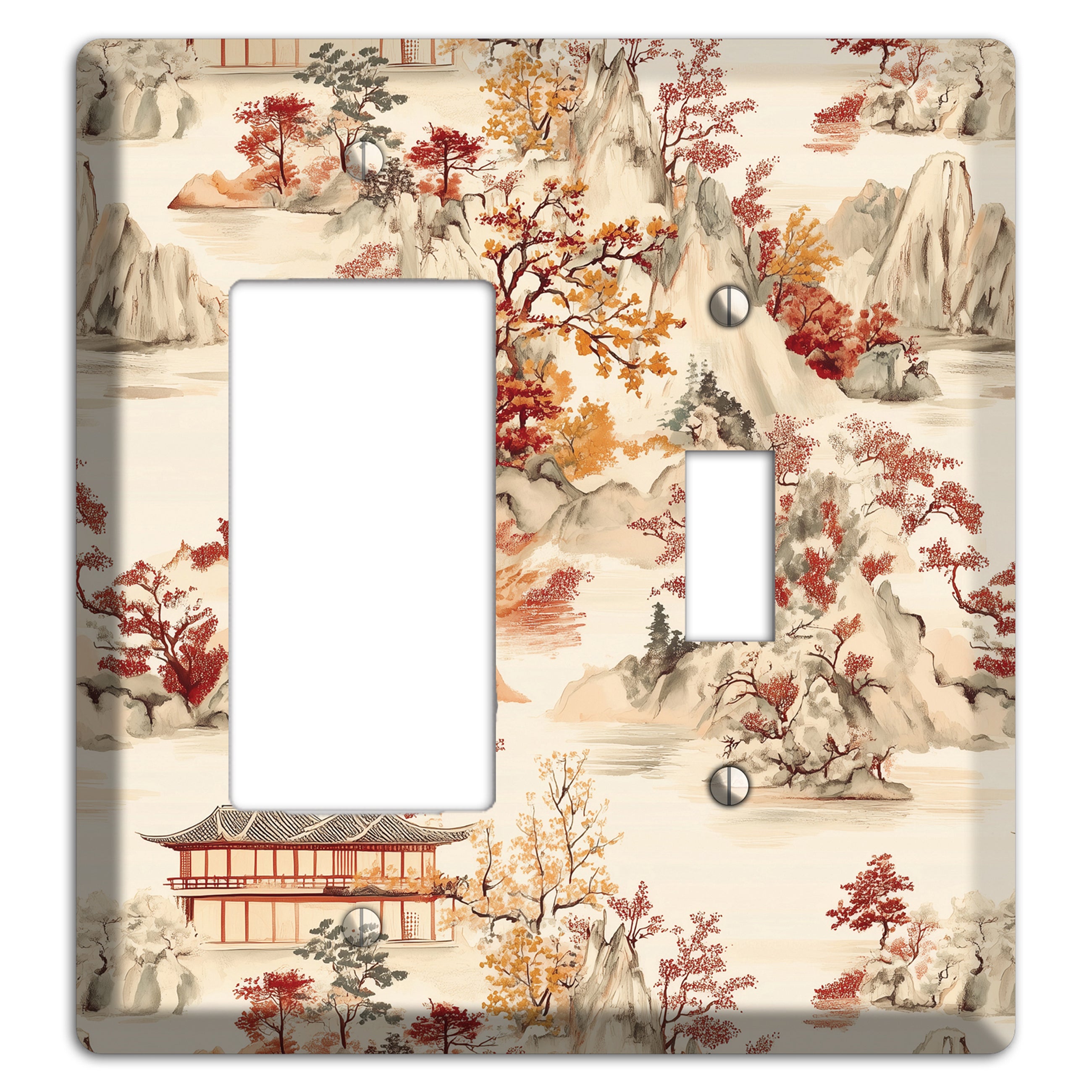 Mountain Autumn Reverie Rocker / Toggle Wallplate