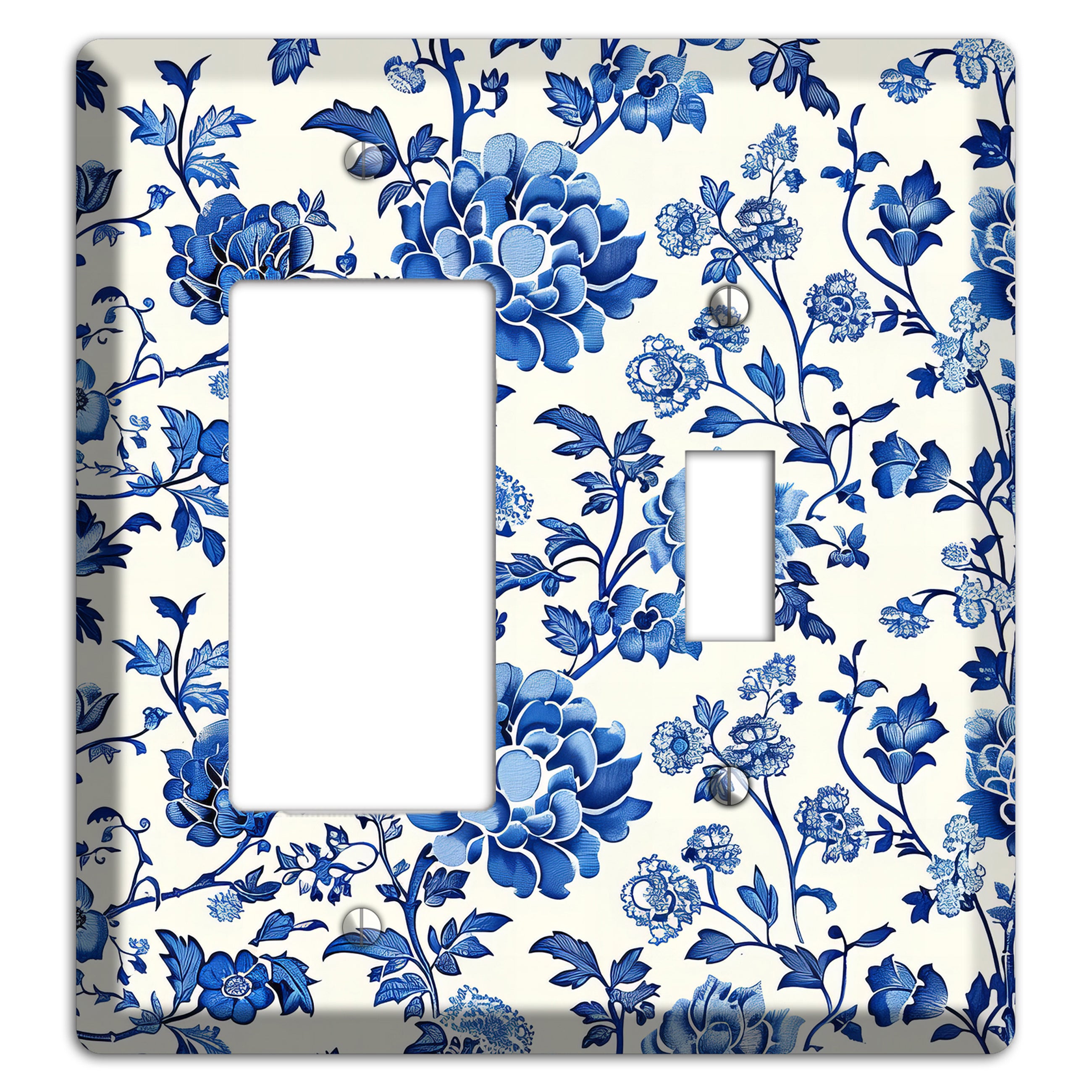 Porcelain Garden Reverie Rocker / Toggle Wallplate