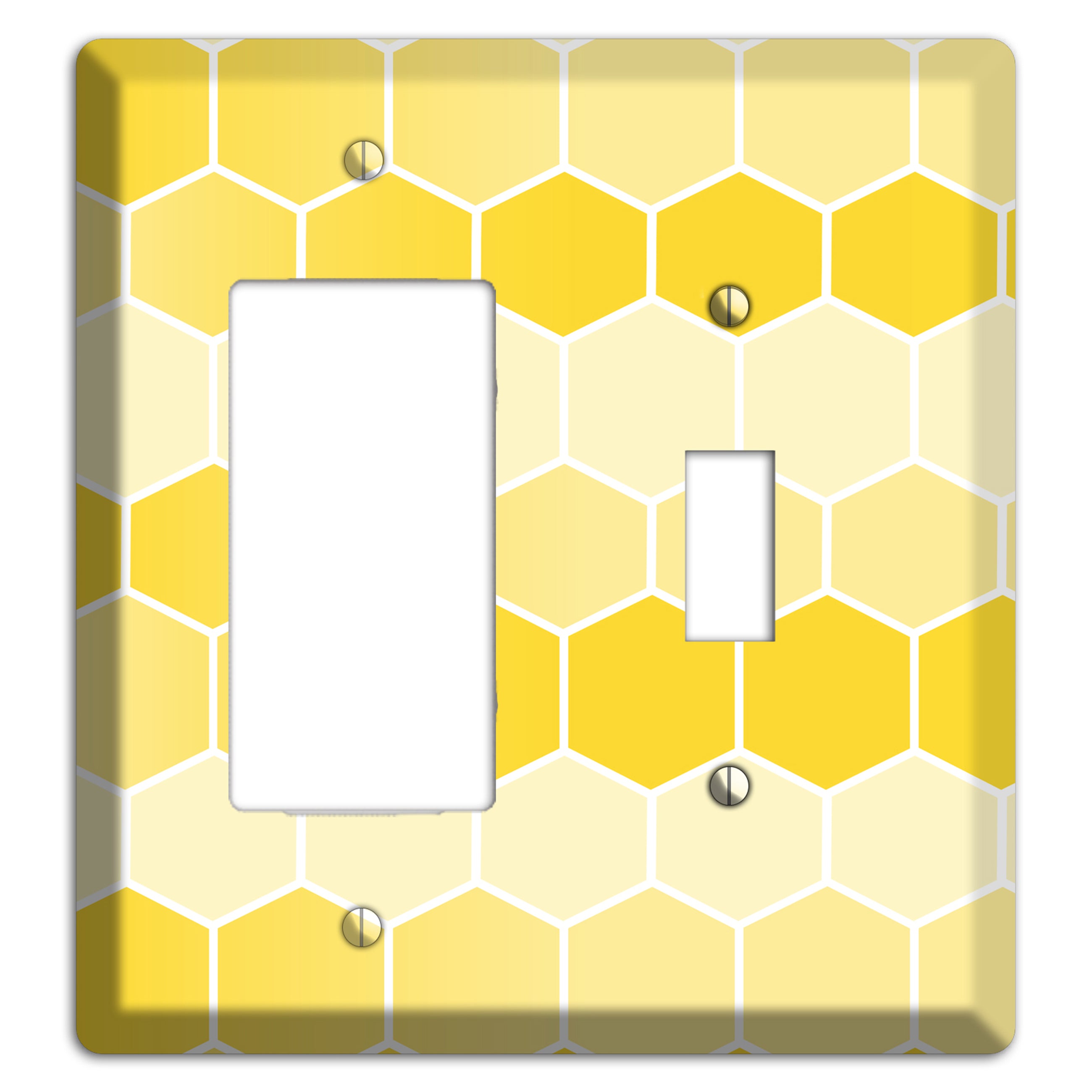 Golden Comb Drift Rocker / Toggle Wallplate