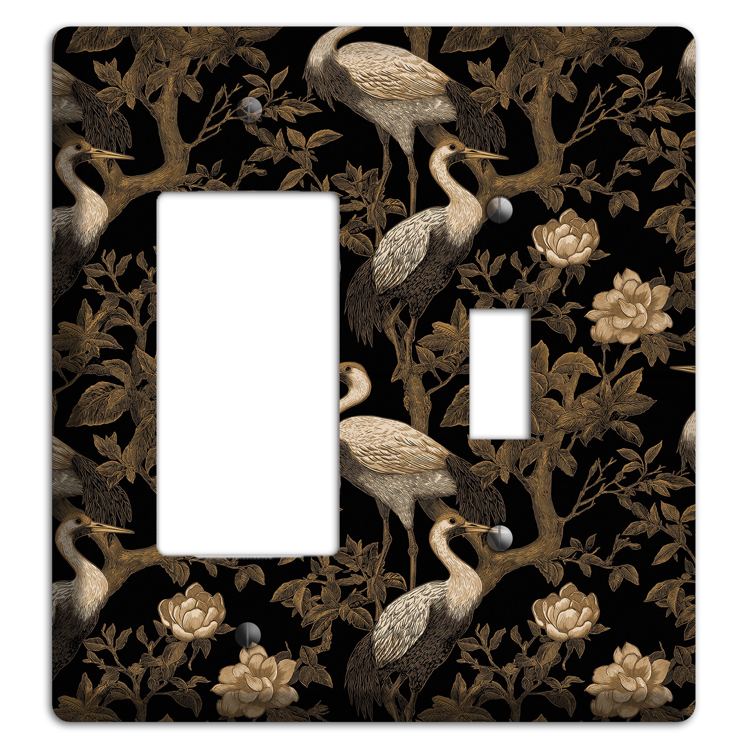 Obsidian Heron Dusk Rocker / Toggle Wallplate