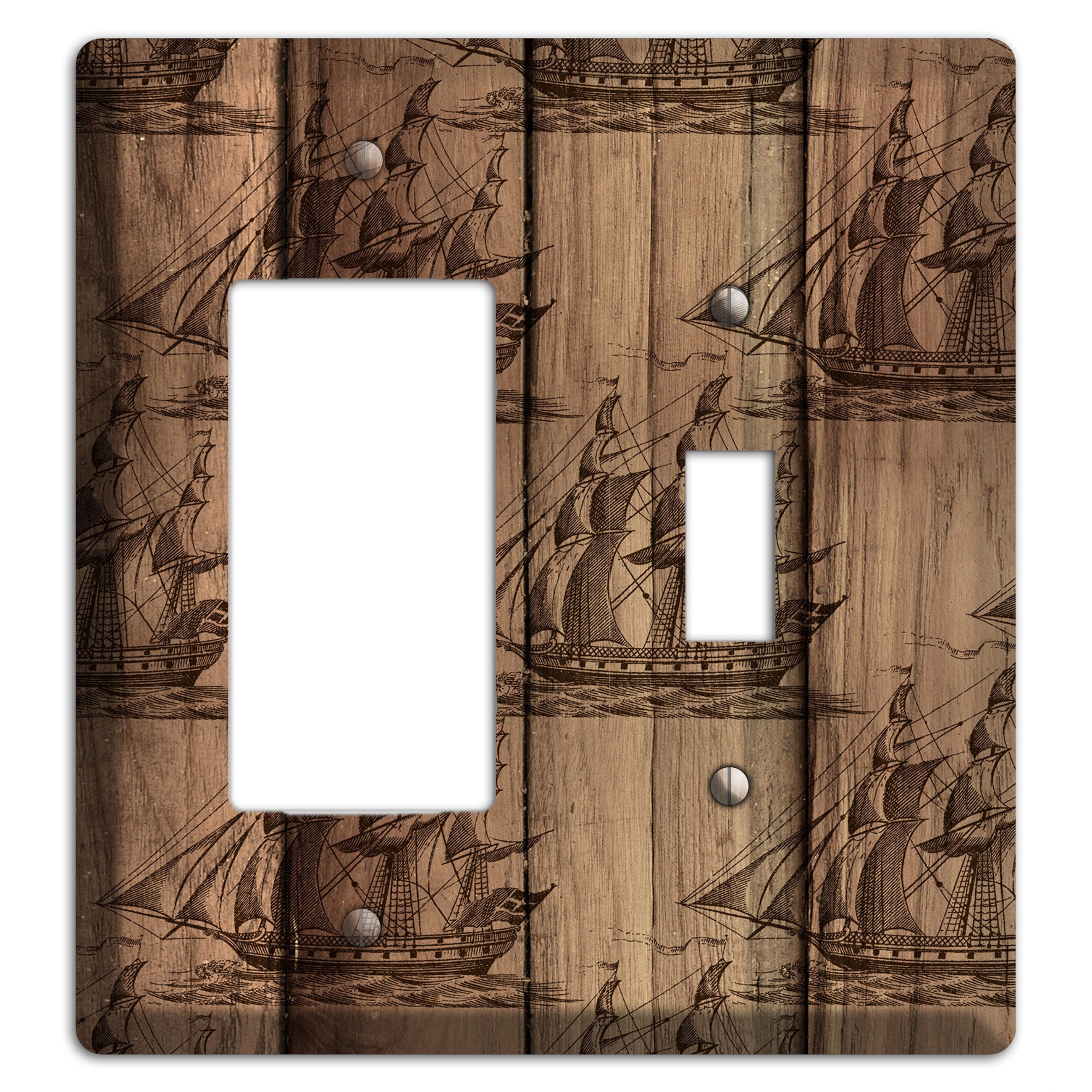 Tall Ships & Timber Rocker / Toggle Wallplate