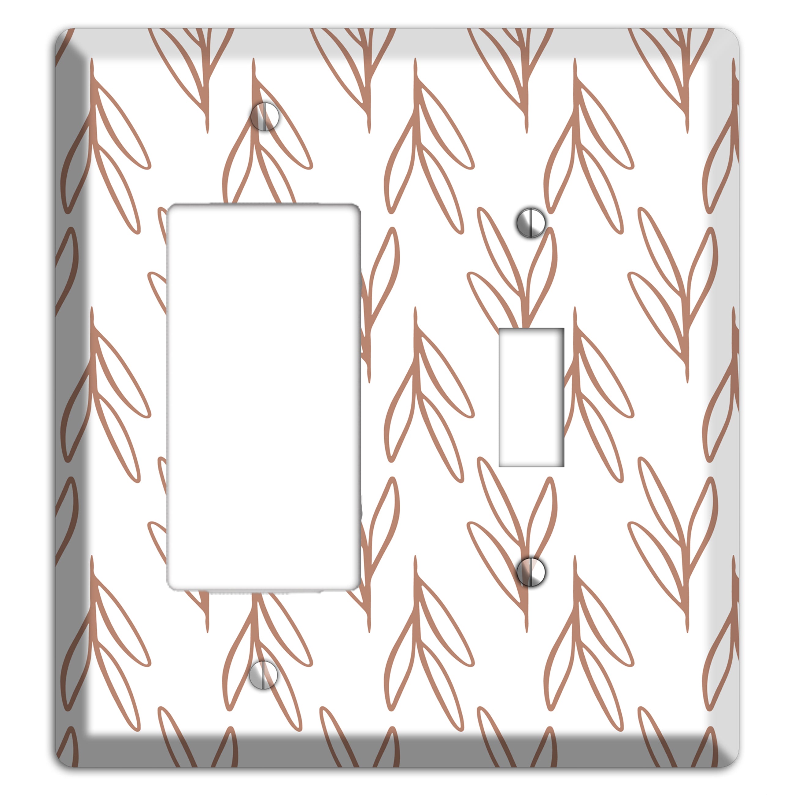 Whisper & Stem Rocker / Toggle Wallplate