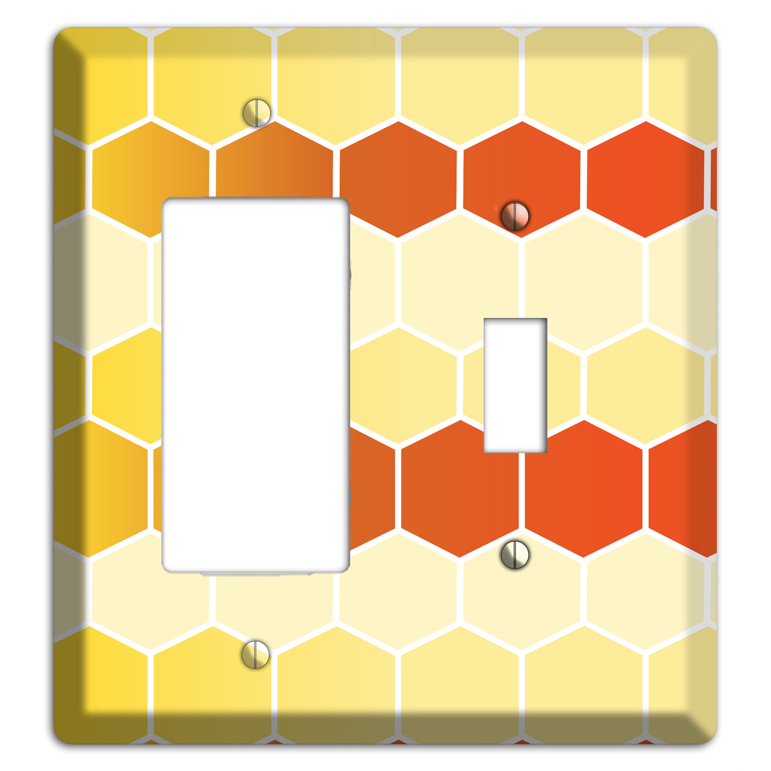 Amber Cell Drift Rocker / Toggle Wallplate