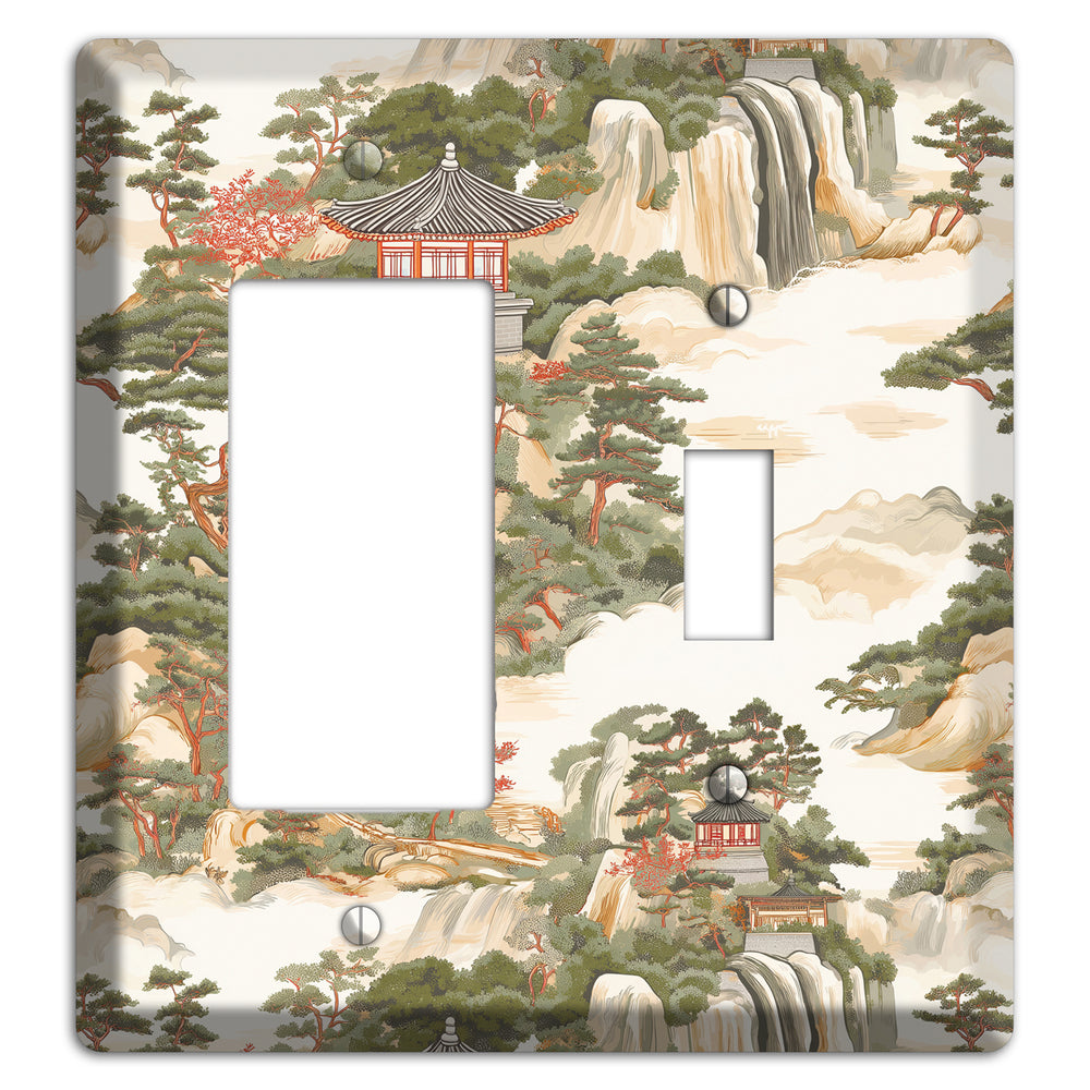 Mountain Pavilion Mist Rocker / Toggle Wallplate