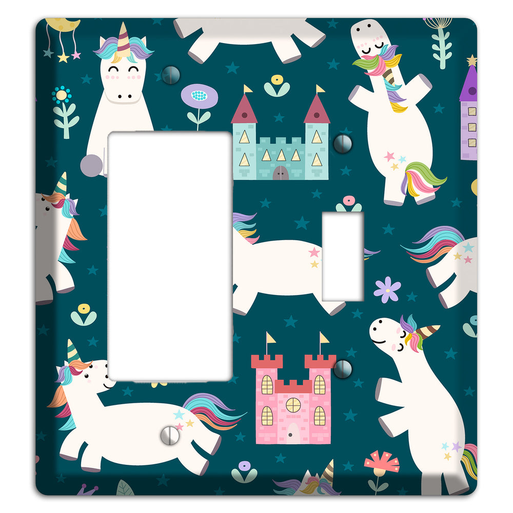 Unicorn Kingdom Rocker / Toggle Wallplate