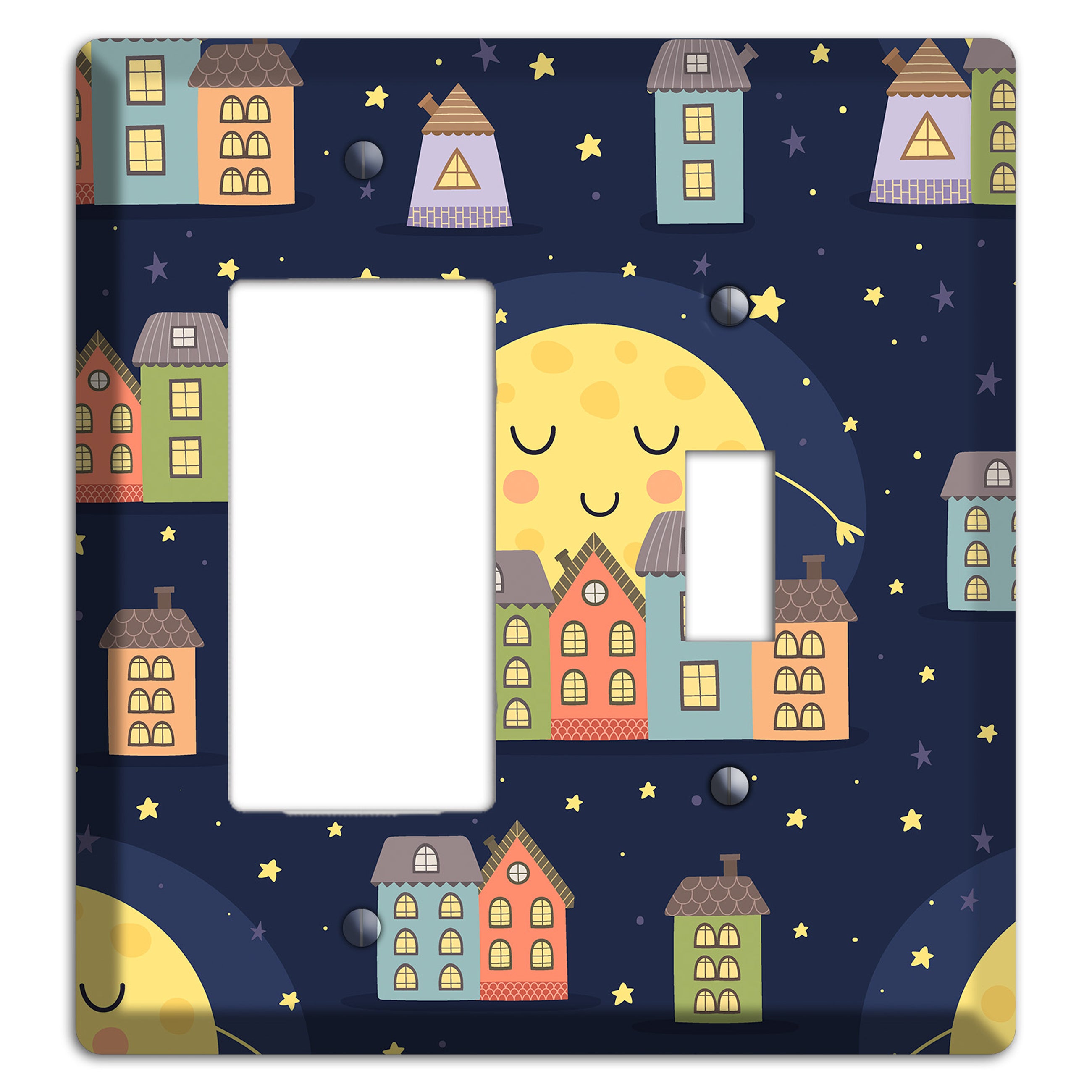 Sleepy Town Rocker / Toggle Wallplate