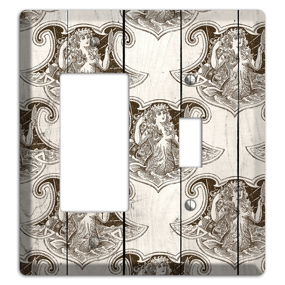 Mermaid‚Äôs Crest Rocker / Toggle Wallplate