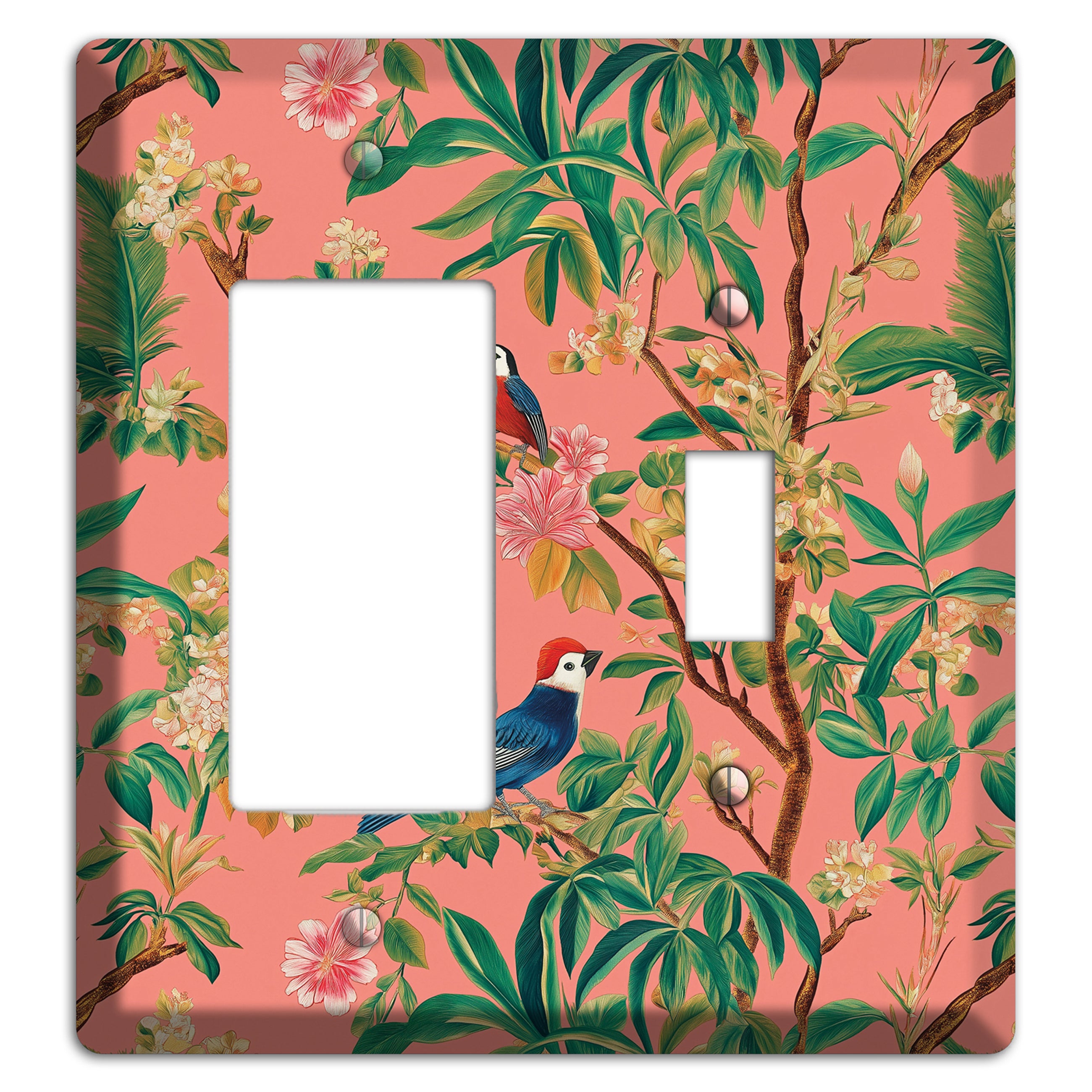 Coral Garden Reverie Rocker / Toggle Wallplate