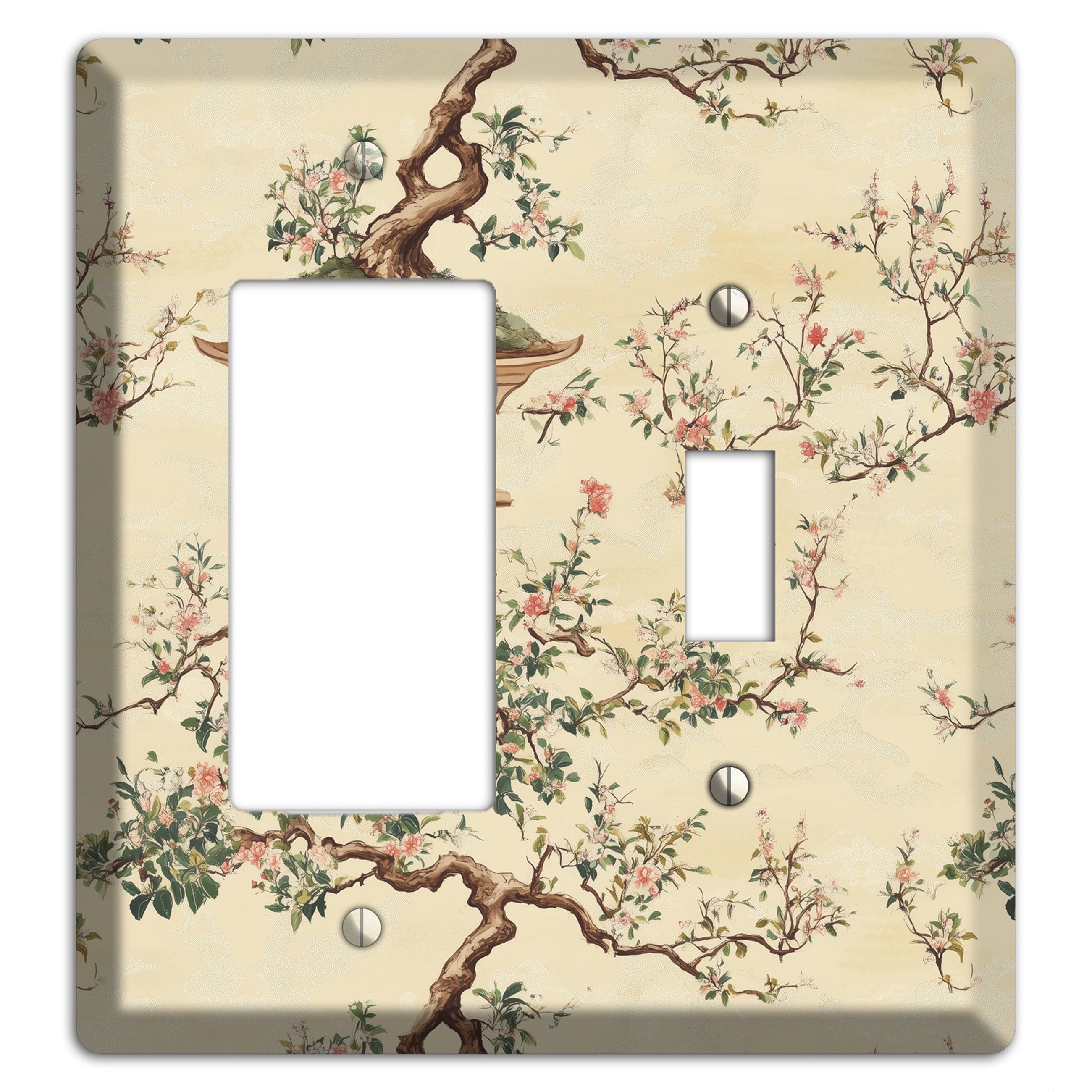 Bonsai & Blossom Rocker / Toggle Wallplate