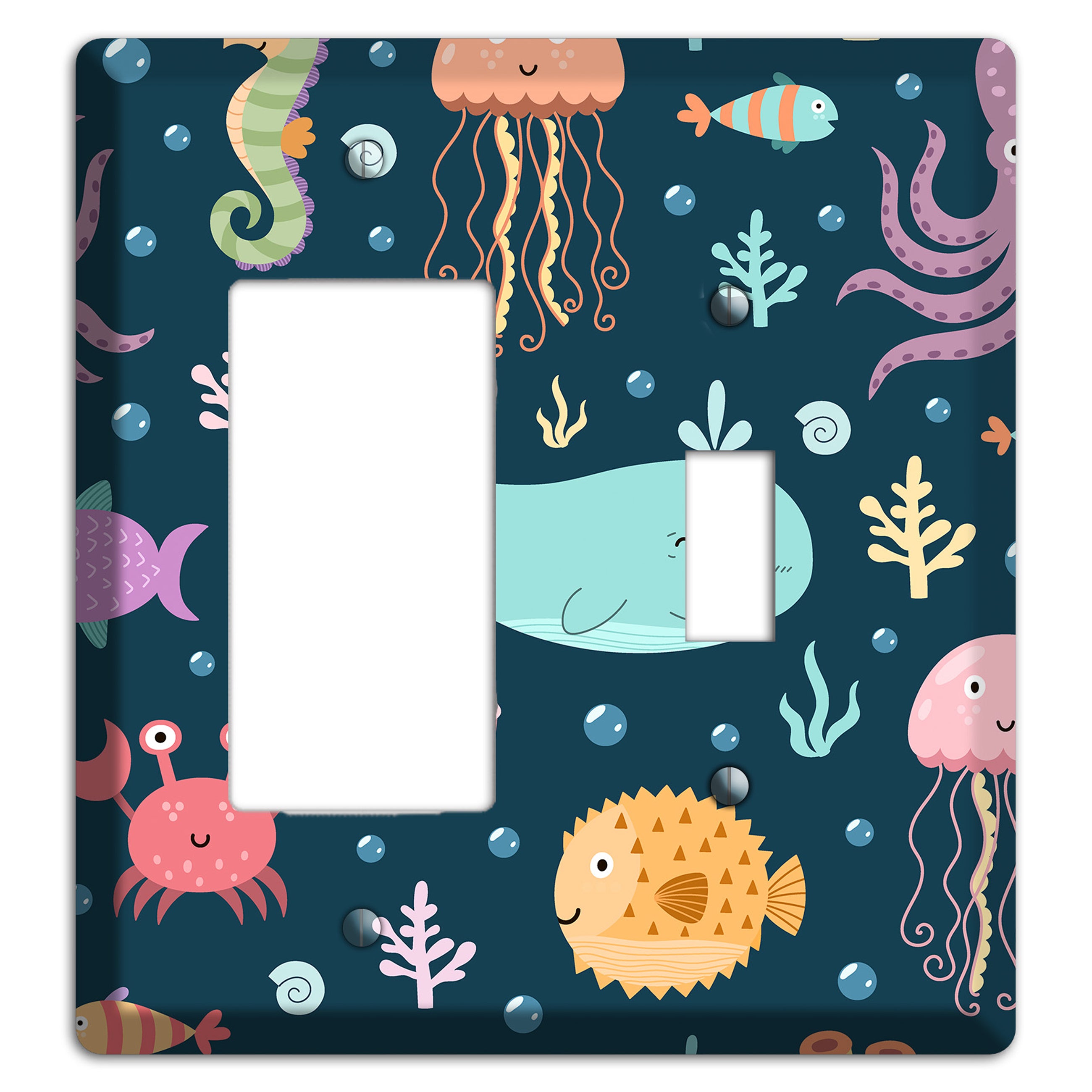 Deep Sea Cuties Rocker / Toggle Wallplate