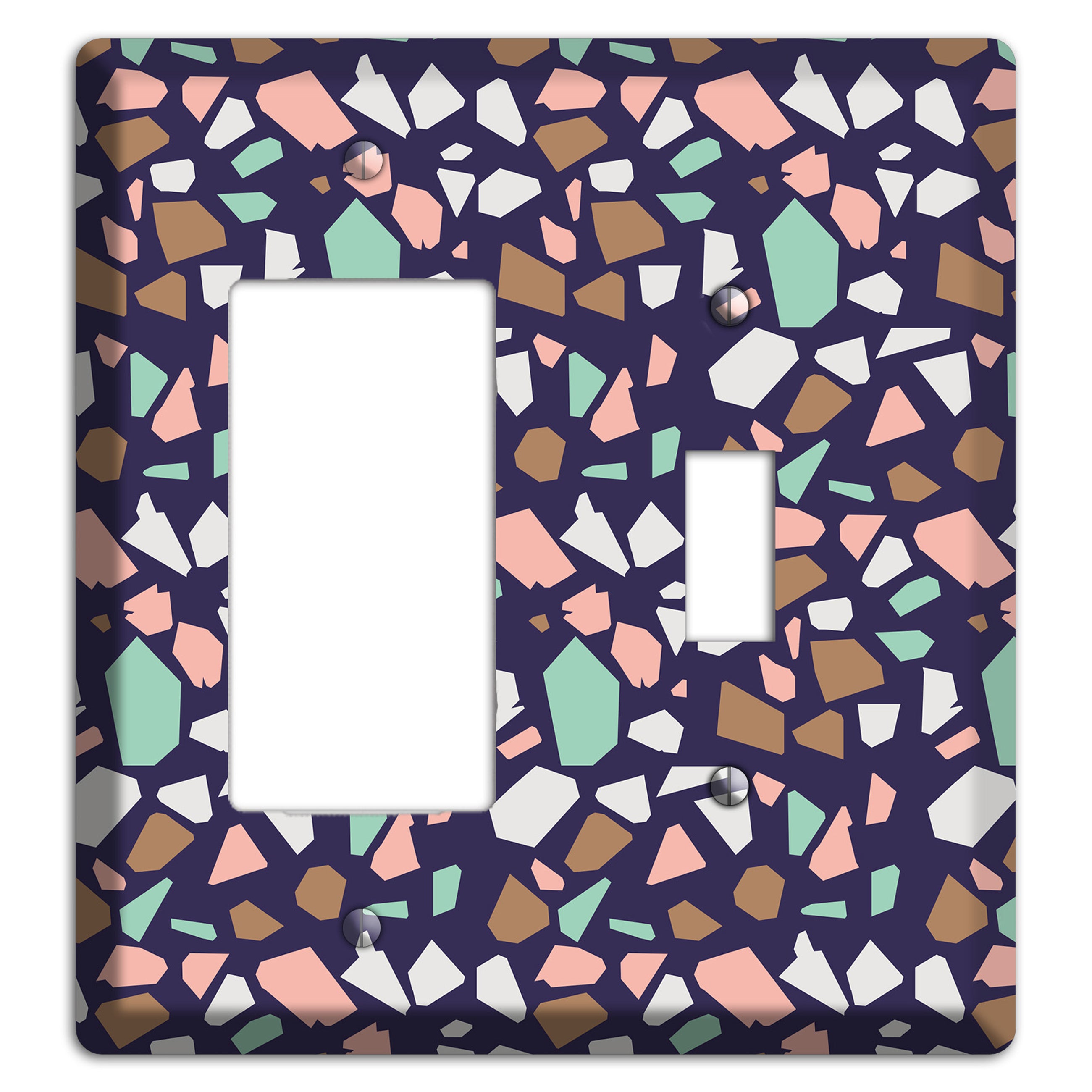 Midnight Mosaic Rocker / Toggle Wallplate