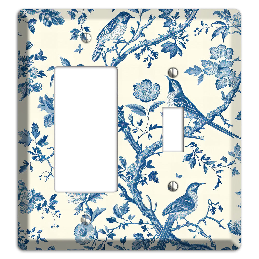 Birdsong & Branch Rocker / Toggle Wallplate
