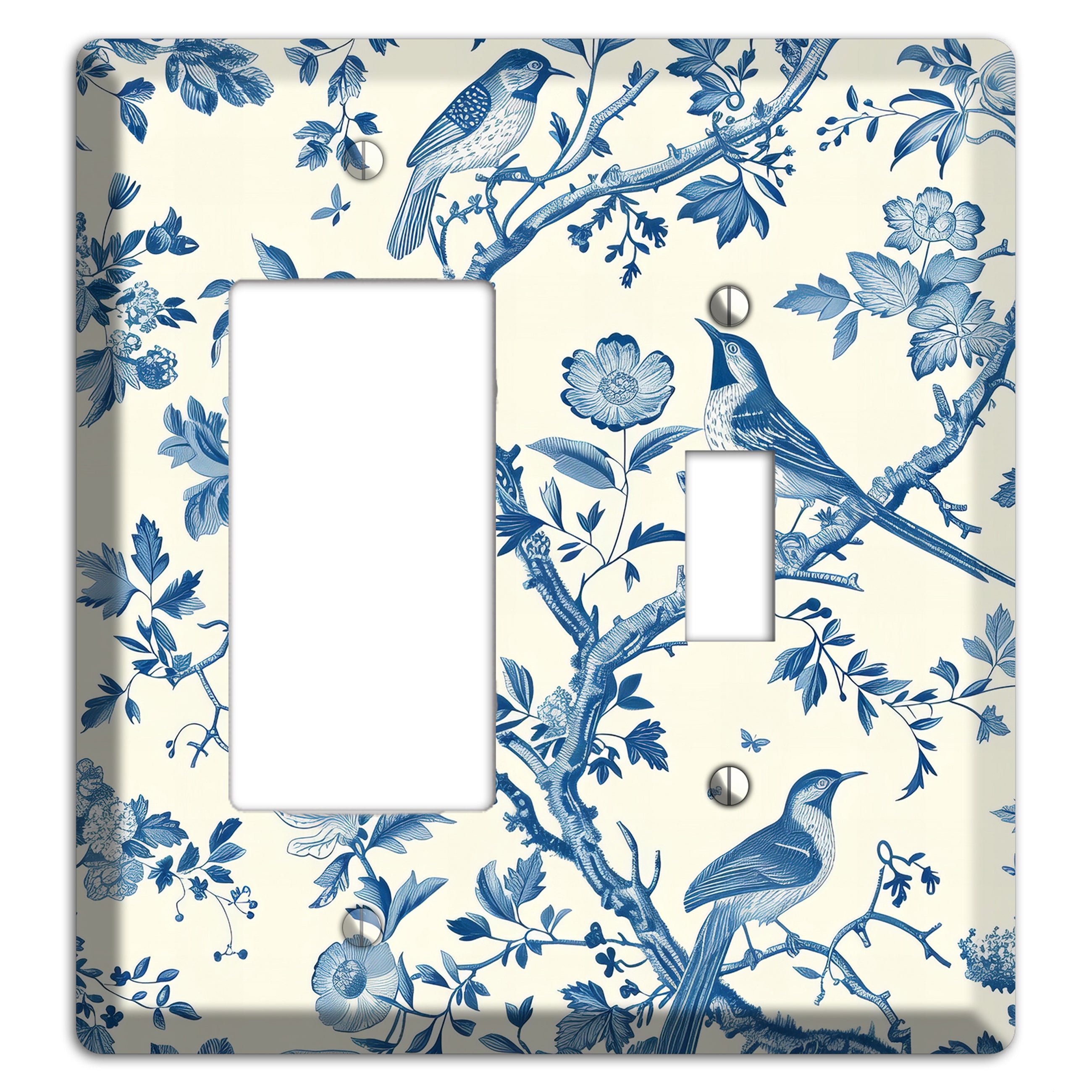 Birdsong & Branch Rocker / Toggle Wallplate
