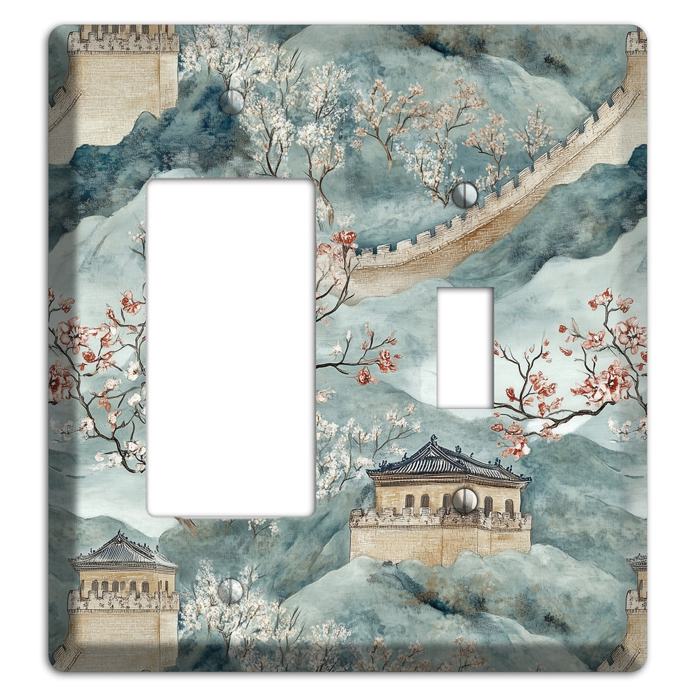 Rampart & Blossom Rocker / Toggle Wallplate