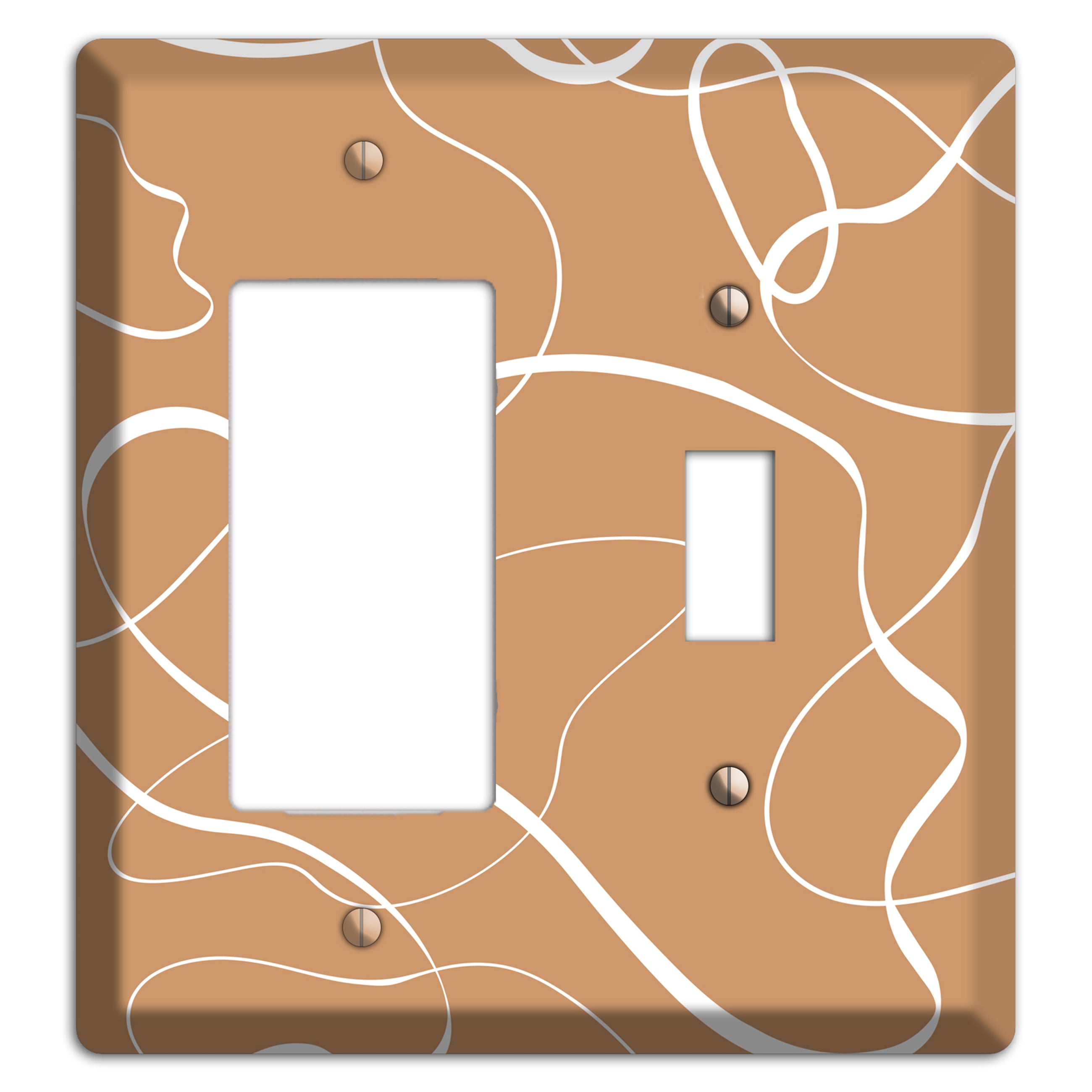Wandering Thread Rocker / Toggle Wallplate