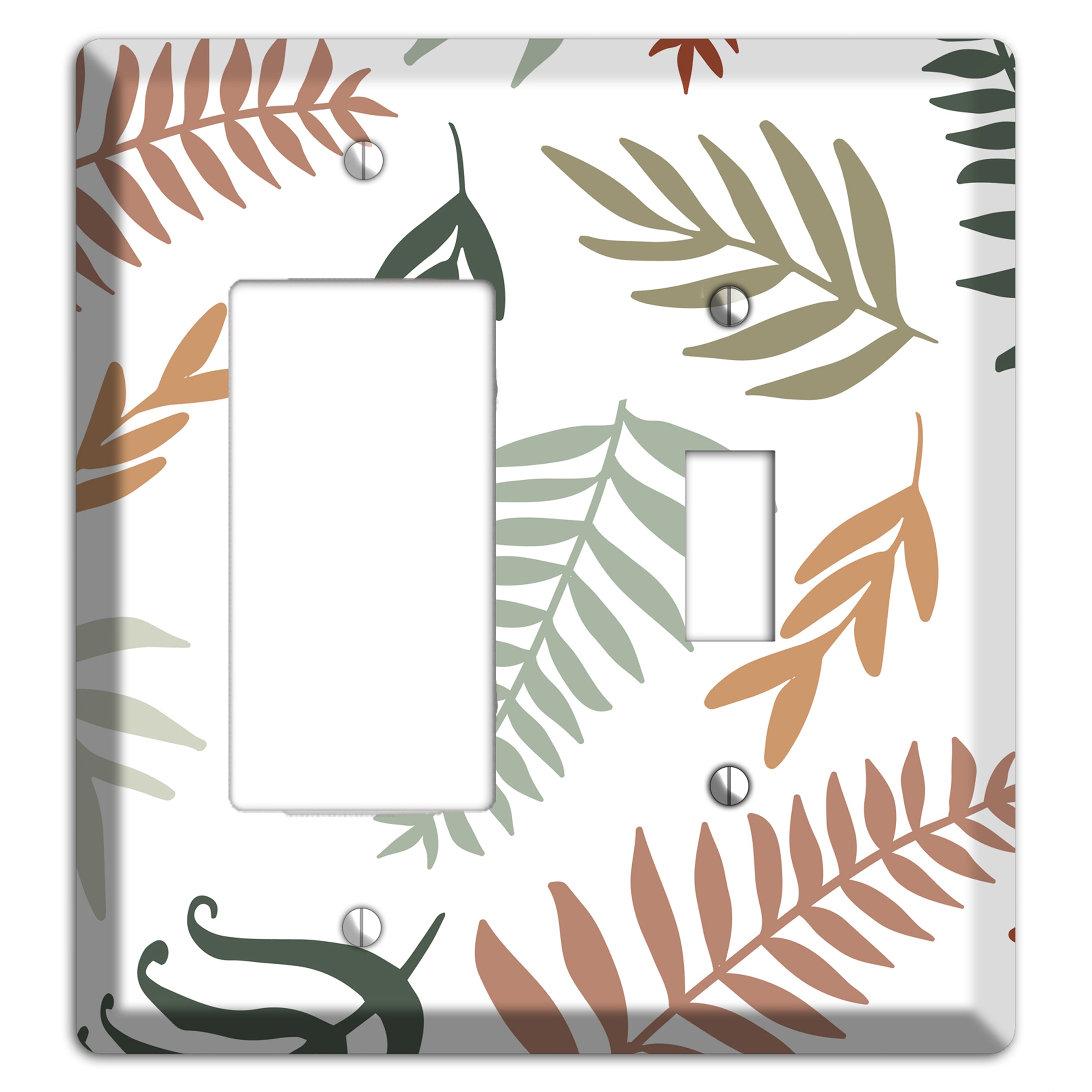 Foliage Adrift Rocker / Toggle Wallplate
