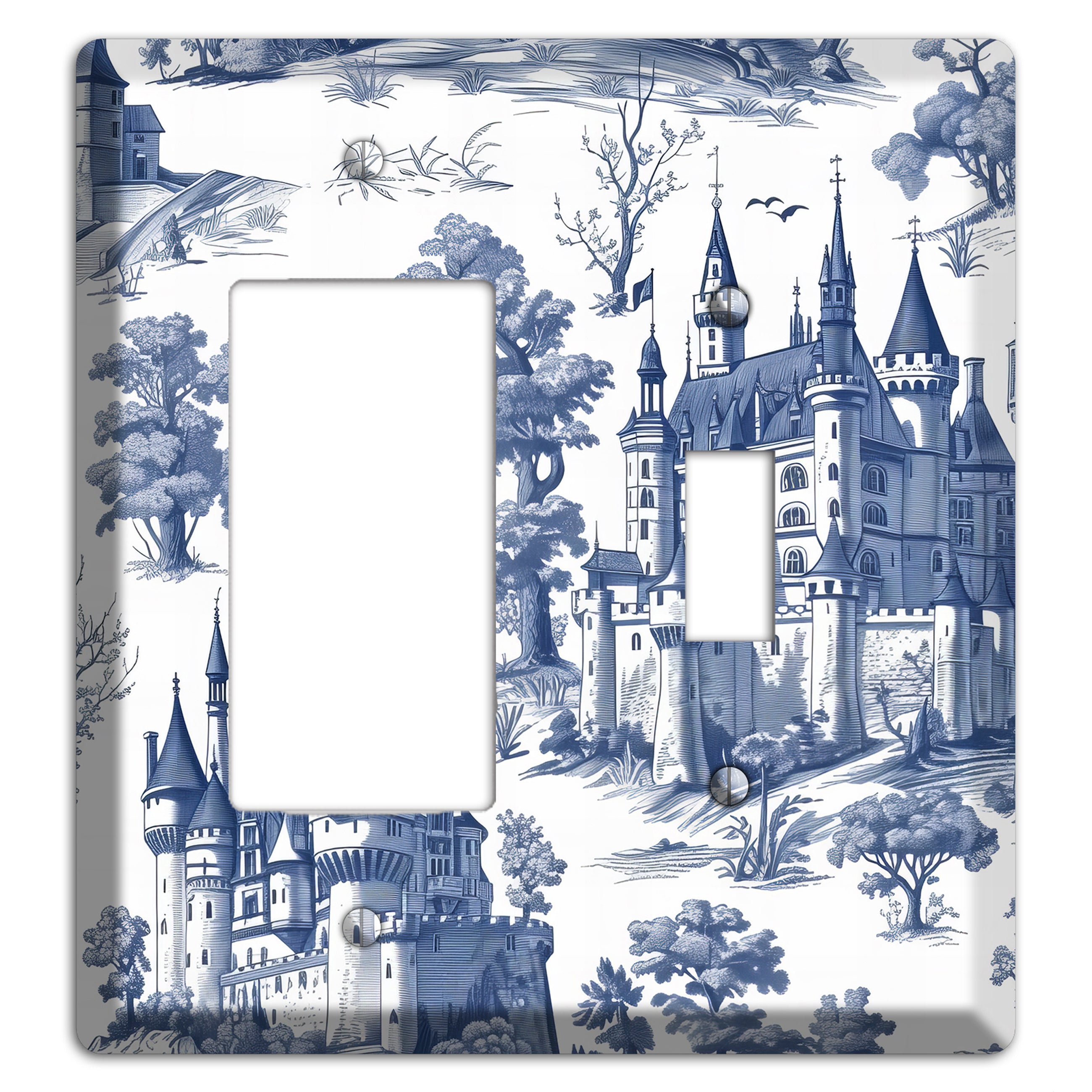 Fortress & Fog Rocker / Toggle Wallplate
