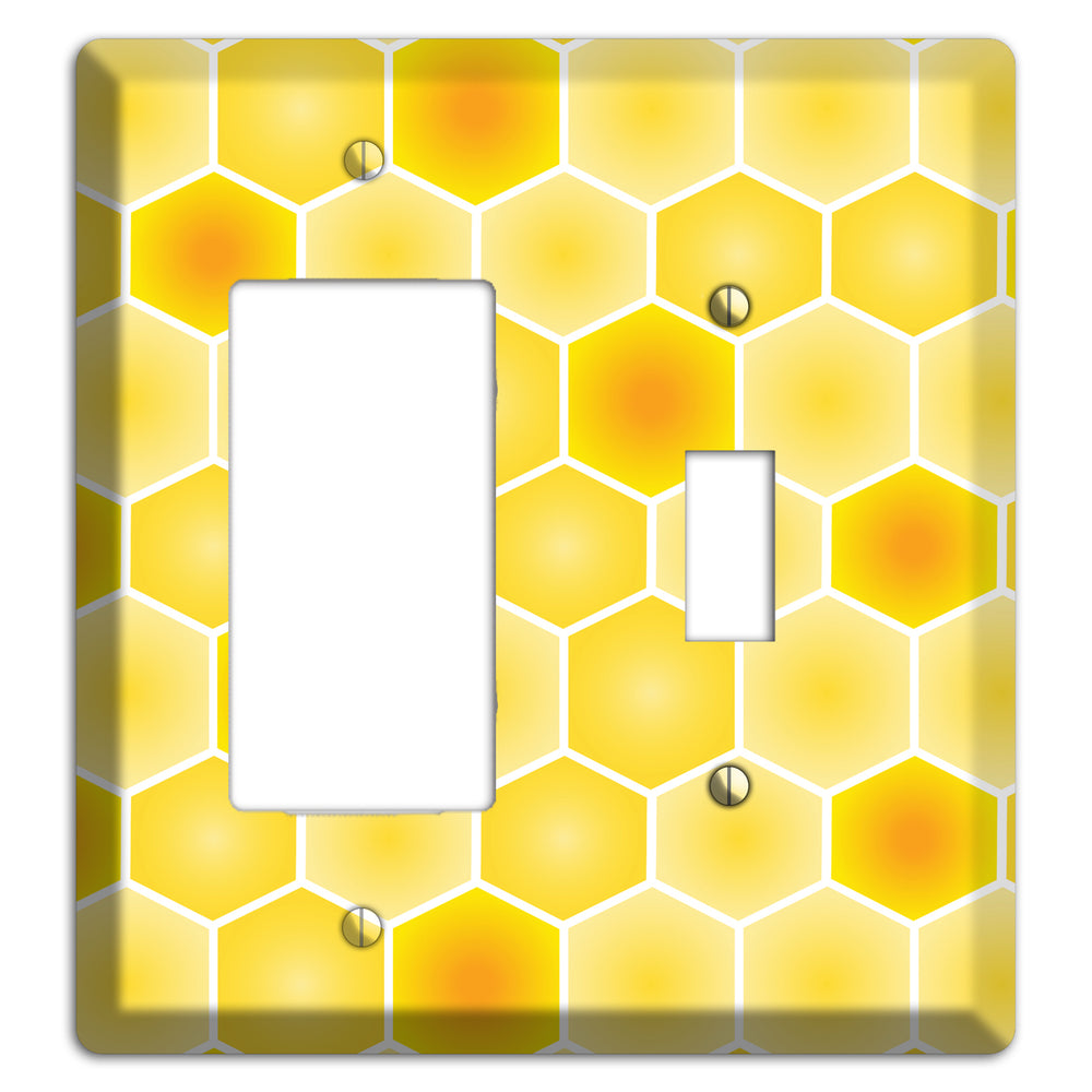 Liquid Gold Lattice Rocker / Toggle Wallplate