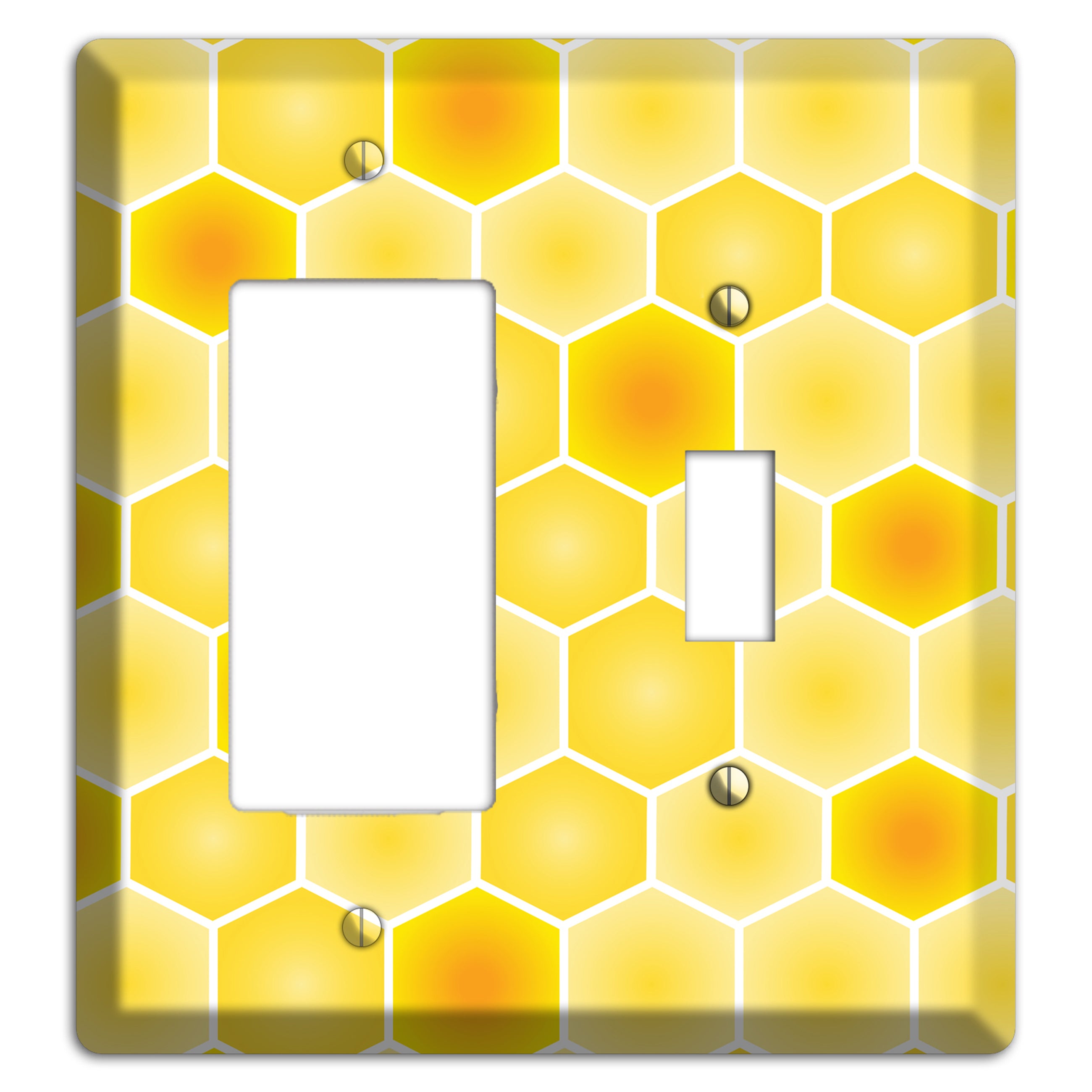 Liquid Gold Lattice Rocker / Toggle Wallplate