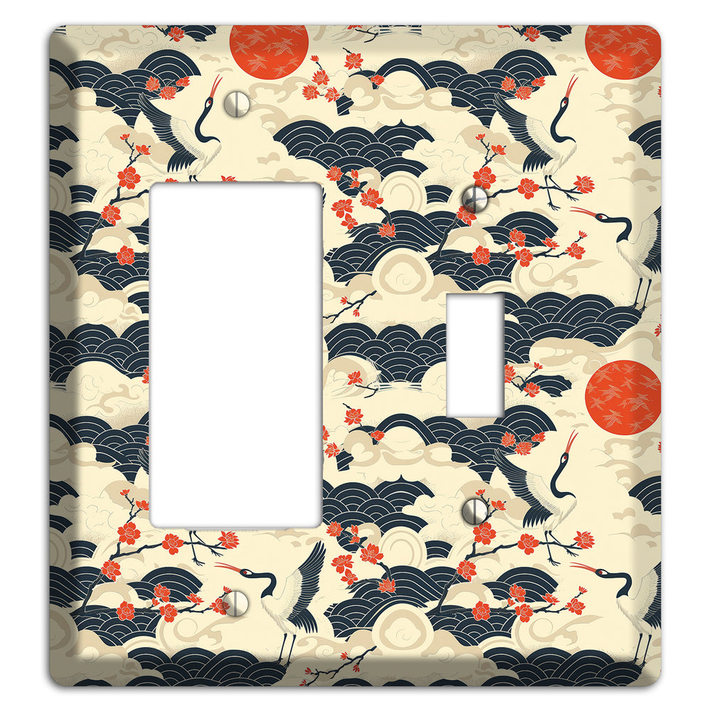 Crimson Sun Ascent Rocker / Toggle Wallplate