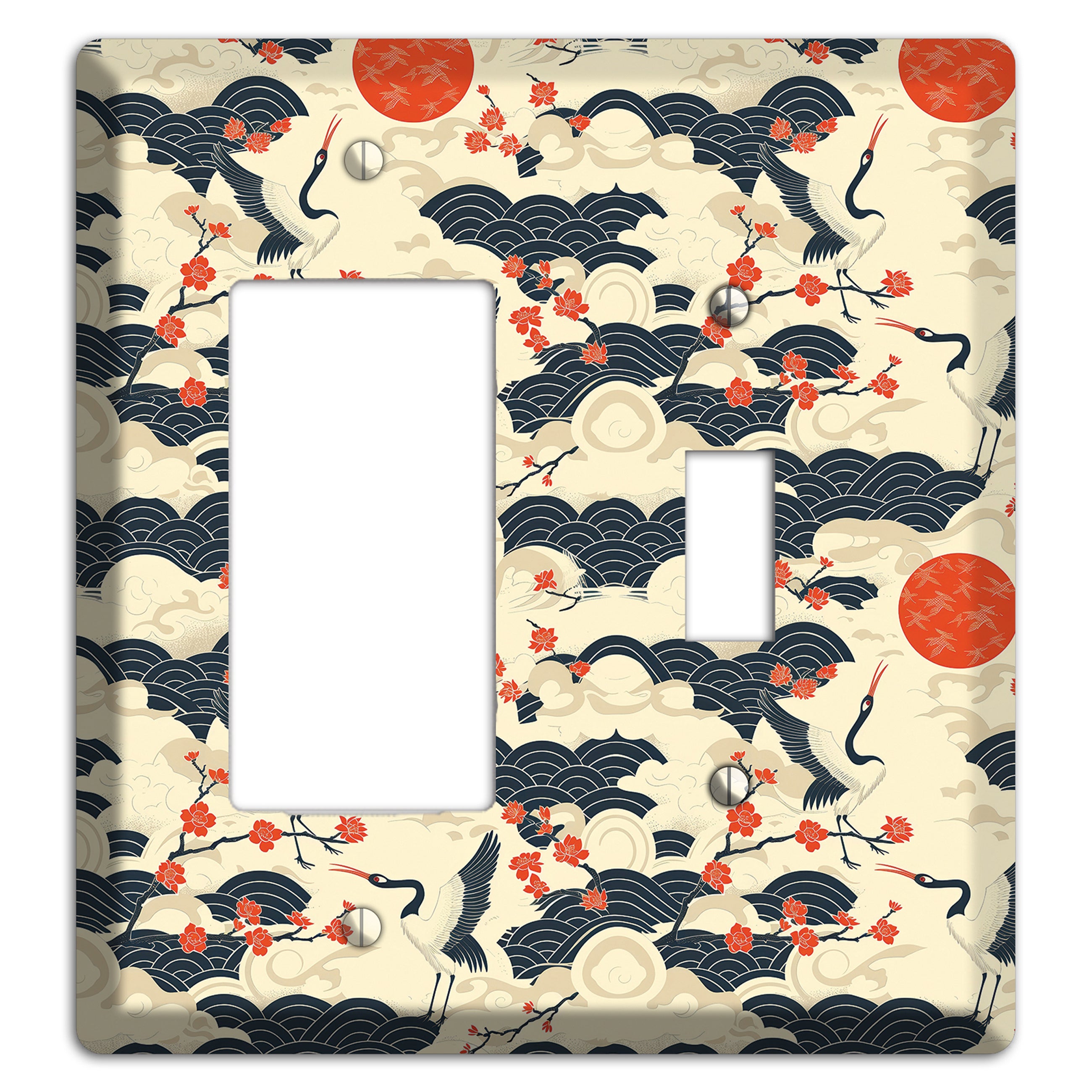 Crimson Sun Ascent Rocker / Toggle Wallplate