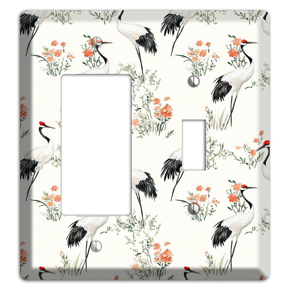 Coral Meadow Flight Rocker / Toggle Wallplate