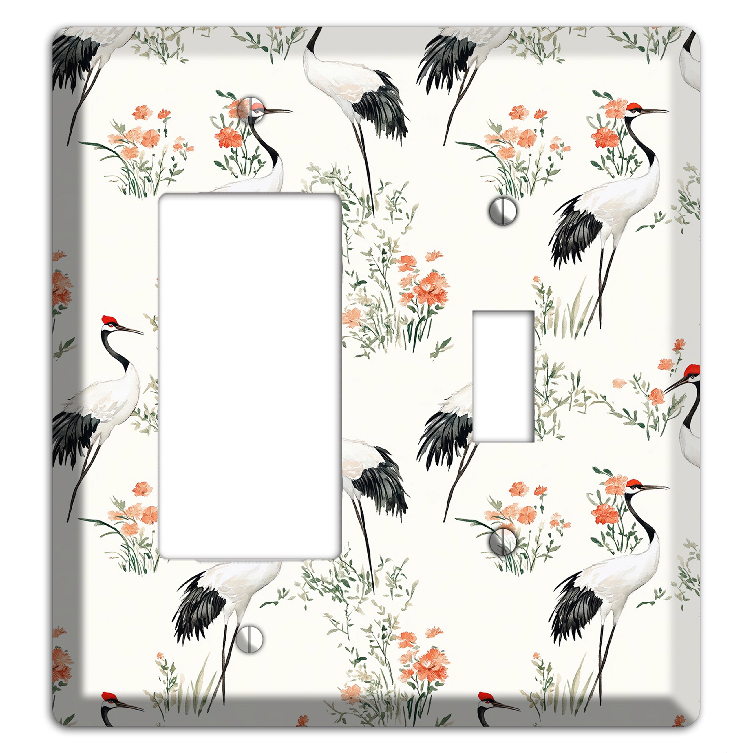 Coral Meadow Flight Rocker / Toggle Wallplate