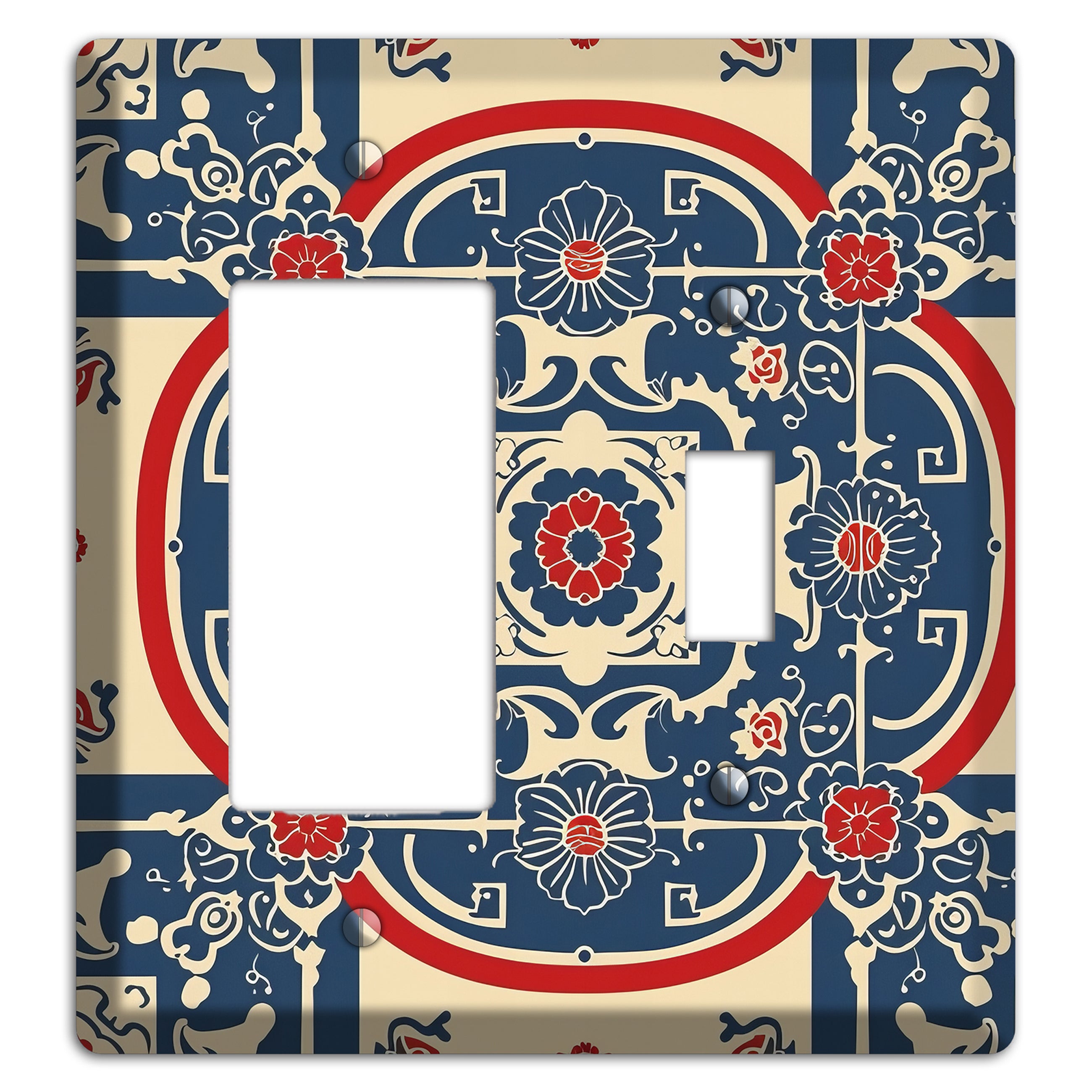 Imperial Medallion Court Rocker / Toggle Wallplate