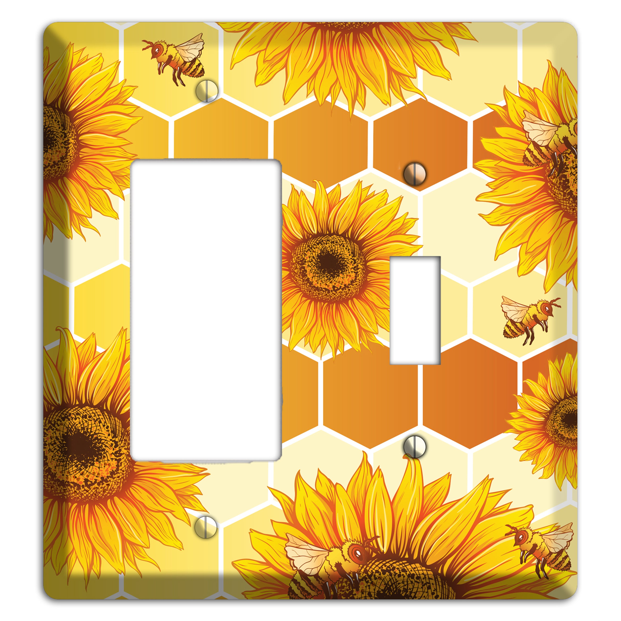 Honeycomb Solstice Rocker / Toggle Wallplate