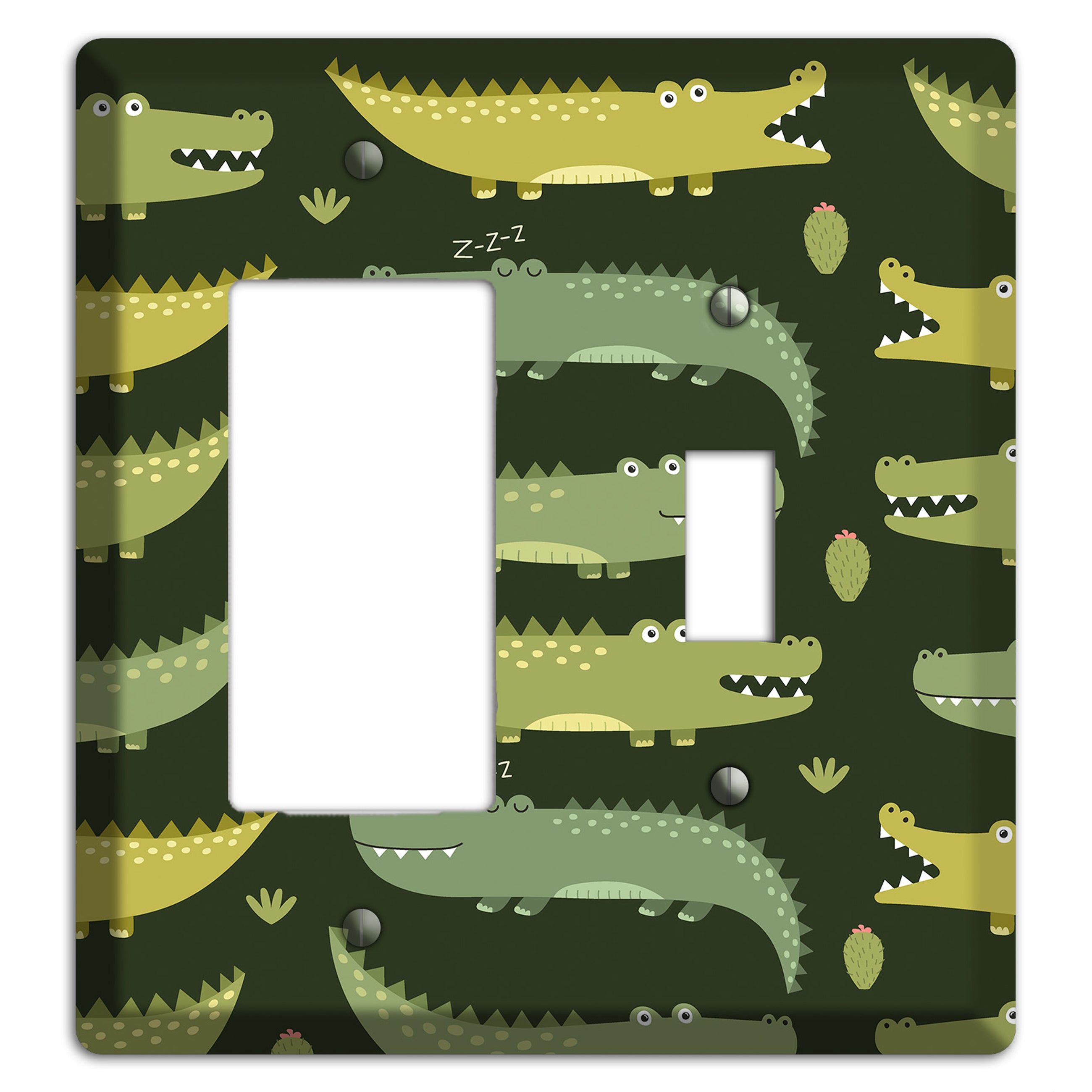 Sleepy Croc Parade Rocker / Toggle Wallplate