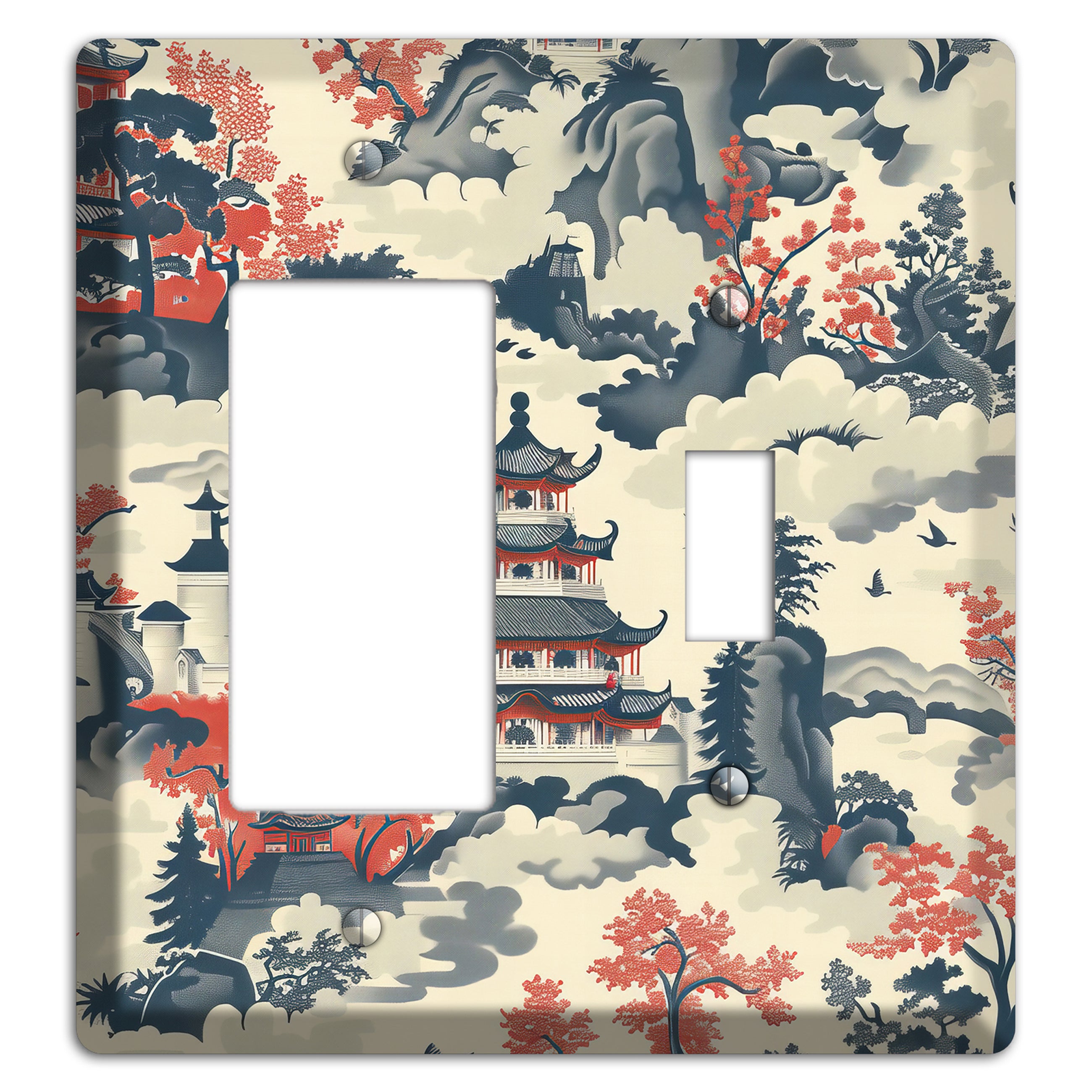 Ink & Ember Pagoda Rocker / Toggle Wallplate
