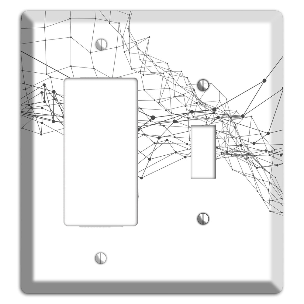 Drift Network Collapse Rocker / Toggle Wallplate