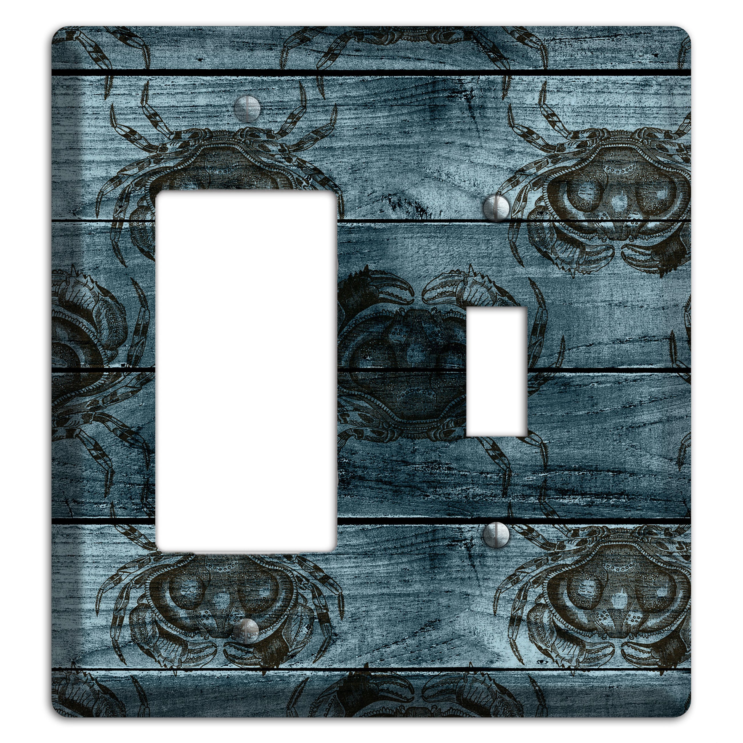 Crabby Waters Rocker / Toggle Wallplate