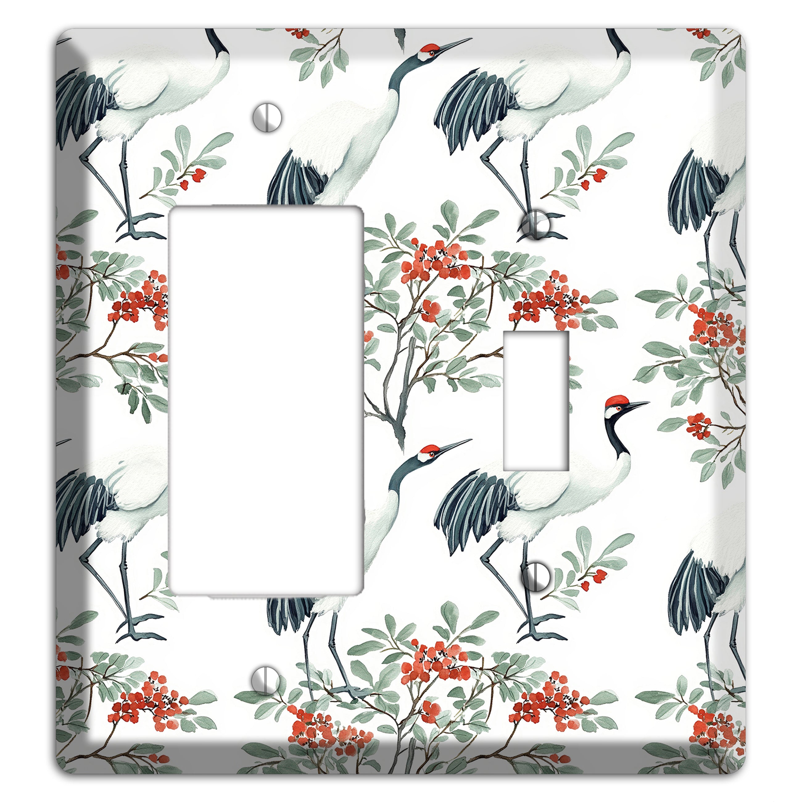 Scarlet Crown Reverie Rocker / Toggle Wallplate