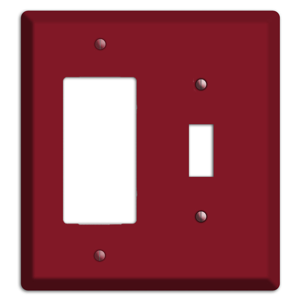 Baxter Burgundy Wine Rocker / Toggle Wallplate