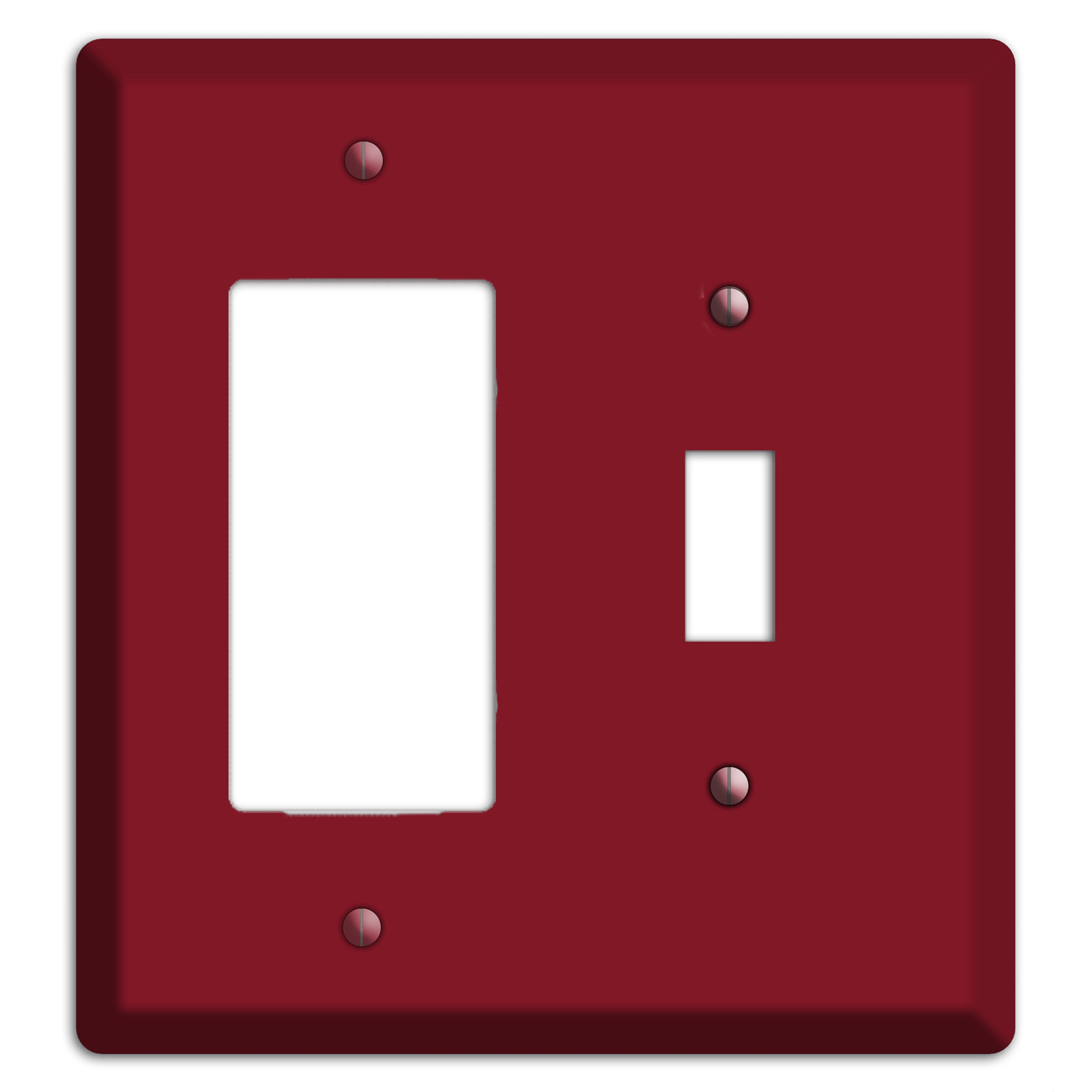 Baxter Burgundy Wine Rocker / Toggle Wallplate