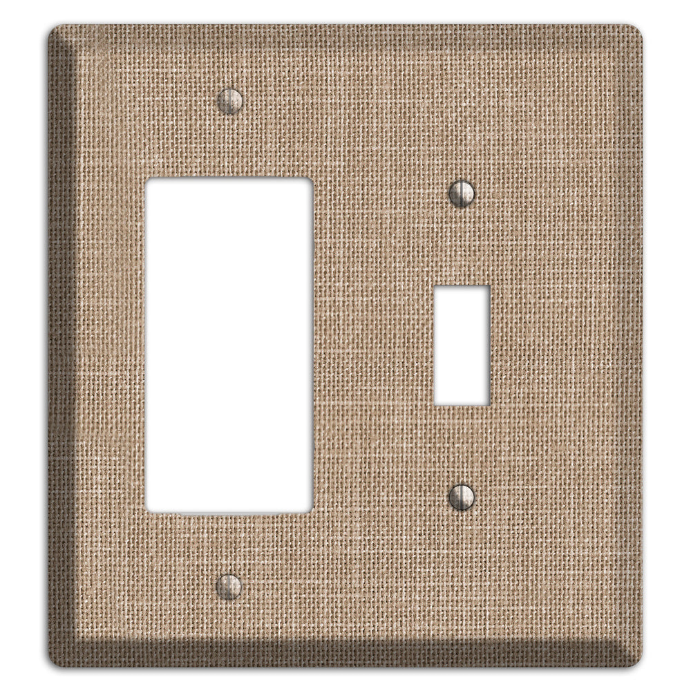 Linen Shore Rocker / Toggle Wallplate