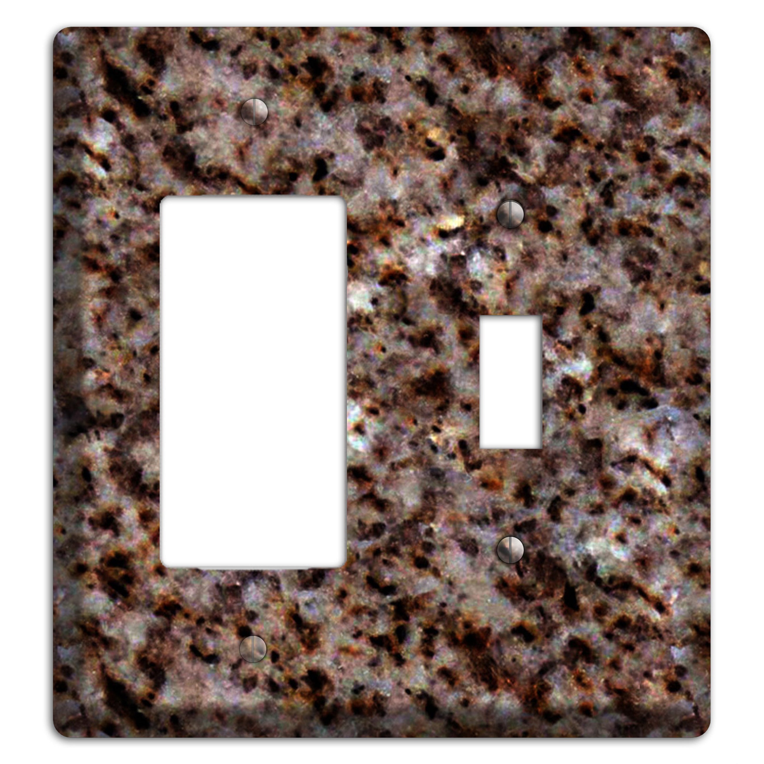 Baltic Brown Granite Rocker / Toggle Wallplate